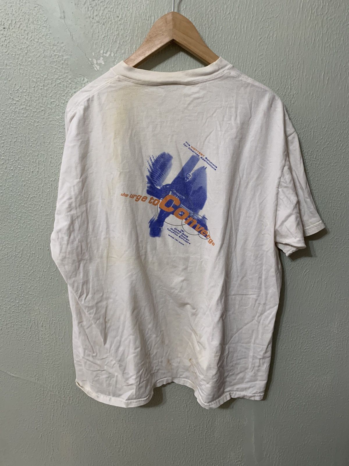 Vintage Vintage Urge to Converge IntegratedSystems Tee Size US XL / EU 56 / 4 - 1 Thumbnail