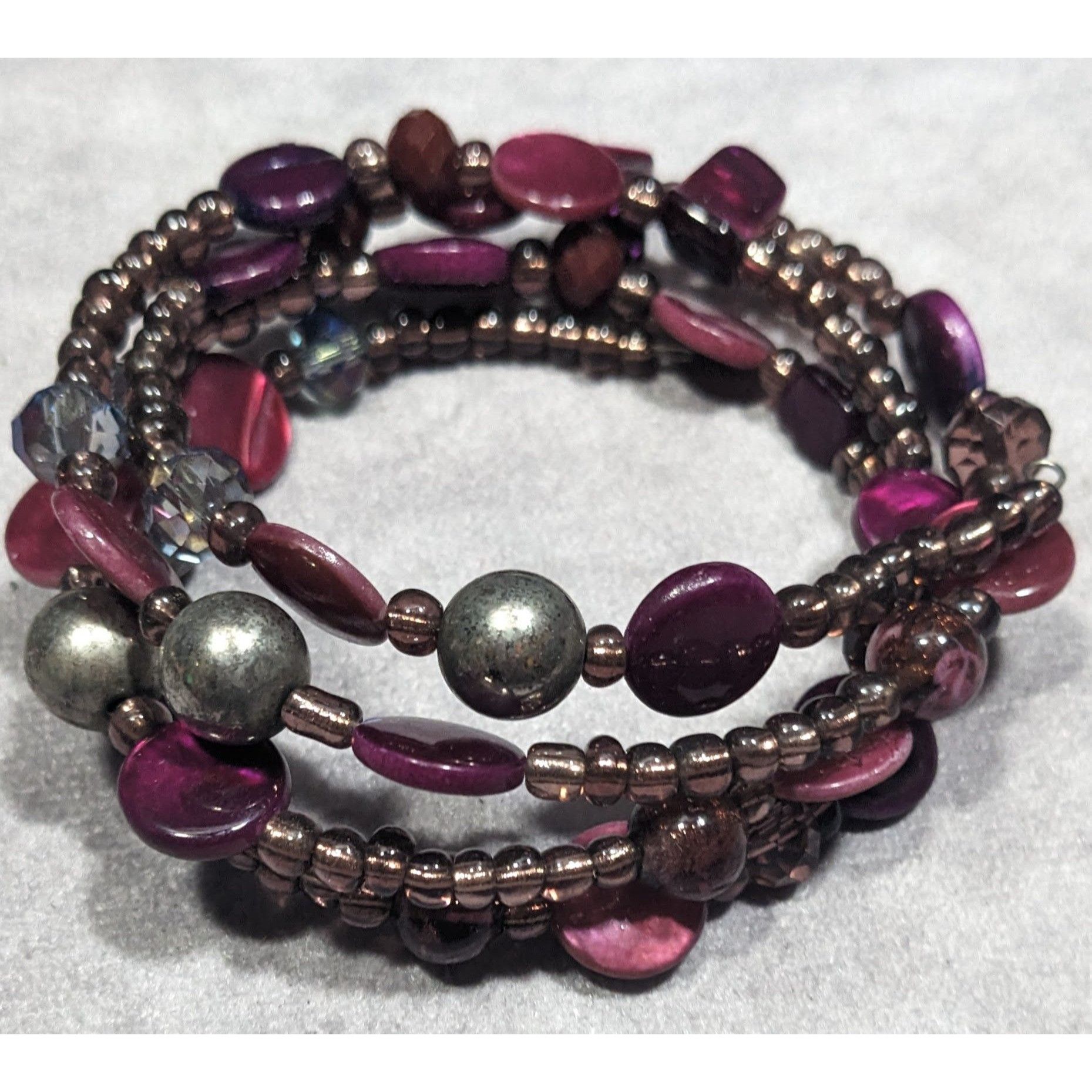 Other Whimsical Mermaidcore Purple And Silver Tone Shell And Glass Size ONE SIZE - 7 Thumbnail