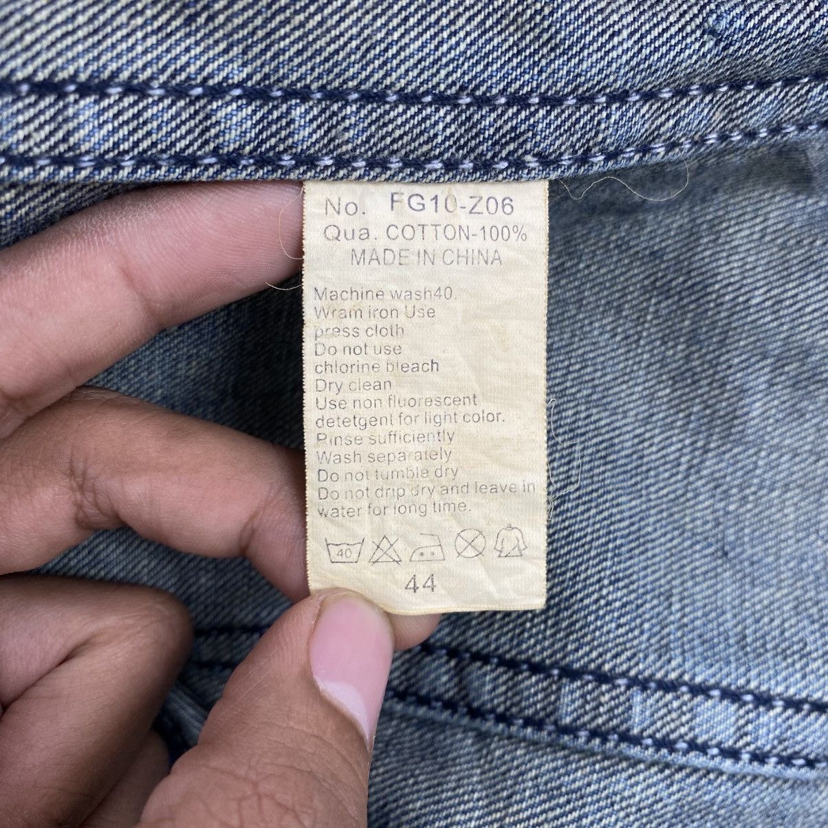 GOSTAR DE FUGA Vintage Fuga Distressed Faded Denim Jacket Ifsix Lgb Style Size US M / EU 48-50 / 2 - 11 Thumbnail