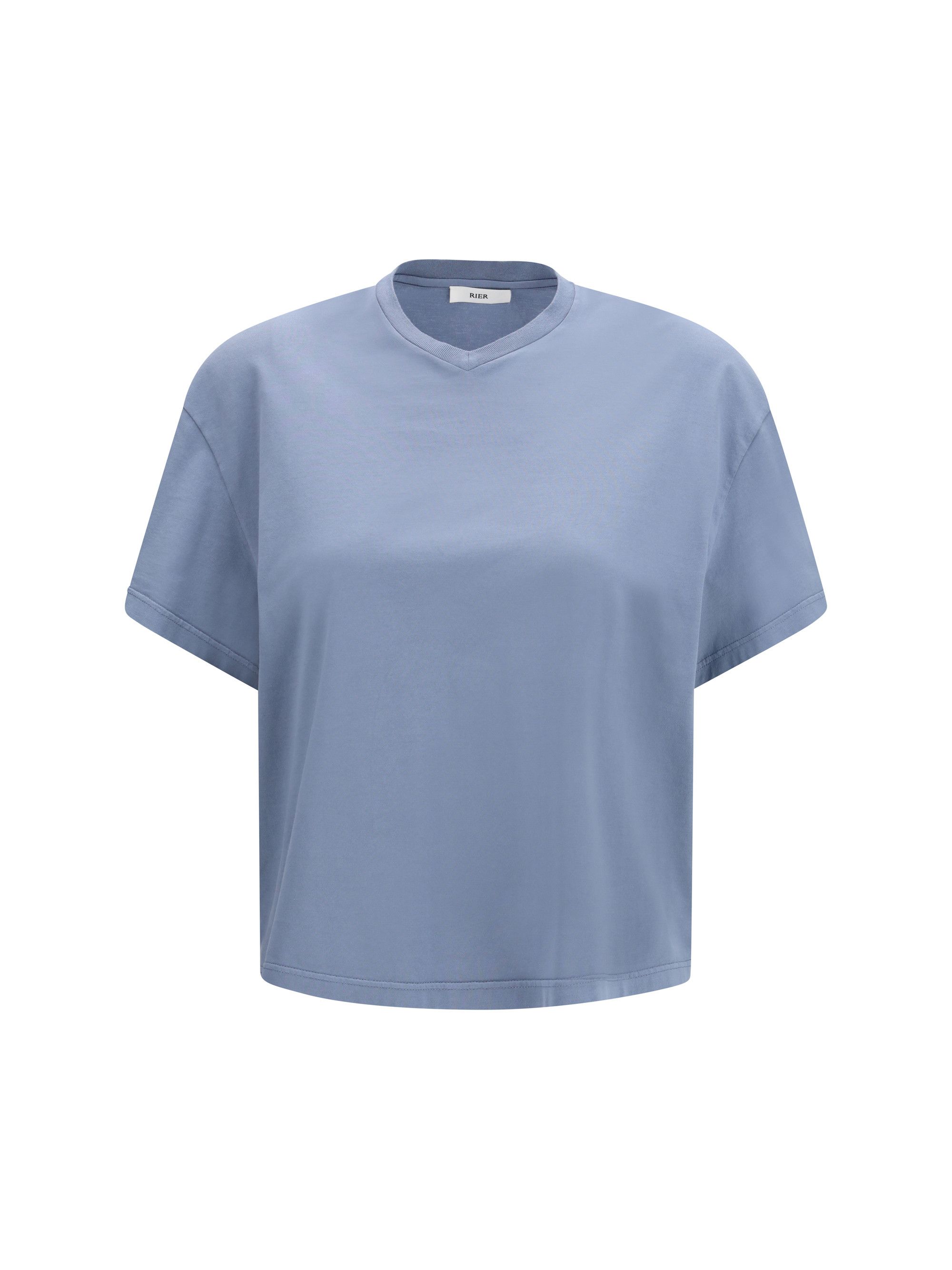 RIER Cotton V-neck T-shirt Size S / US 4 / IT 40 - 1 Thumbnail
