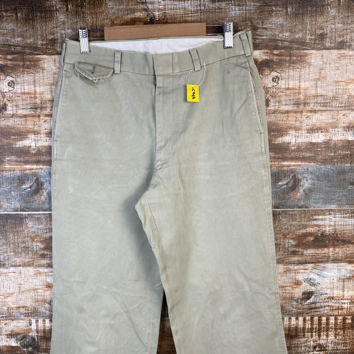 SHIPS DL Ships Green Casual cargo Pants #C943 Size US 29 - 4 Thumbnail