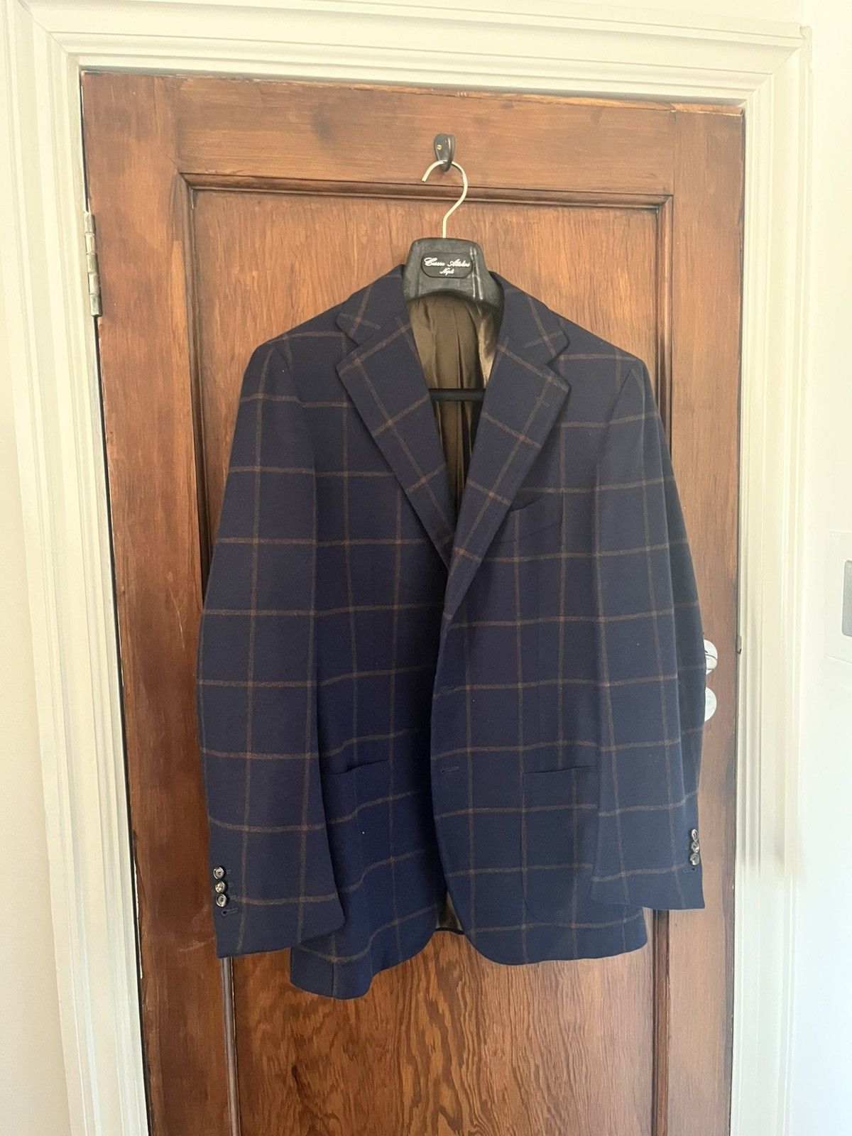 Cesare Attolini Cesare attolini wool blue sports coat size uk 38 Size 38R - 1 Thumbnail