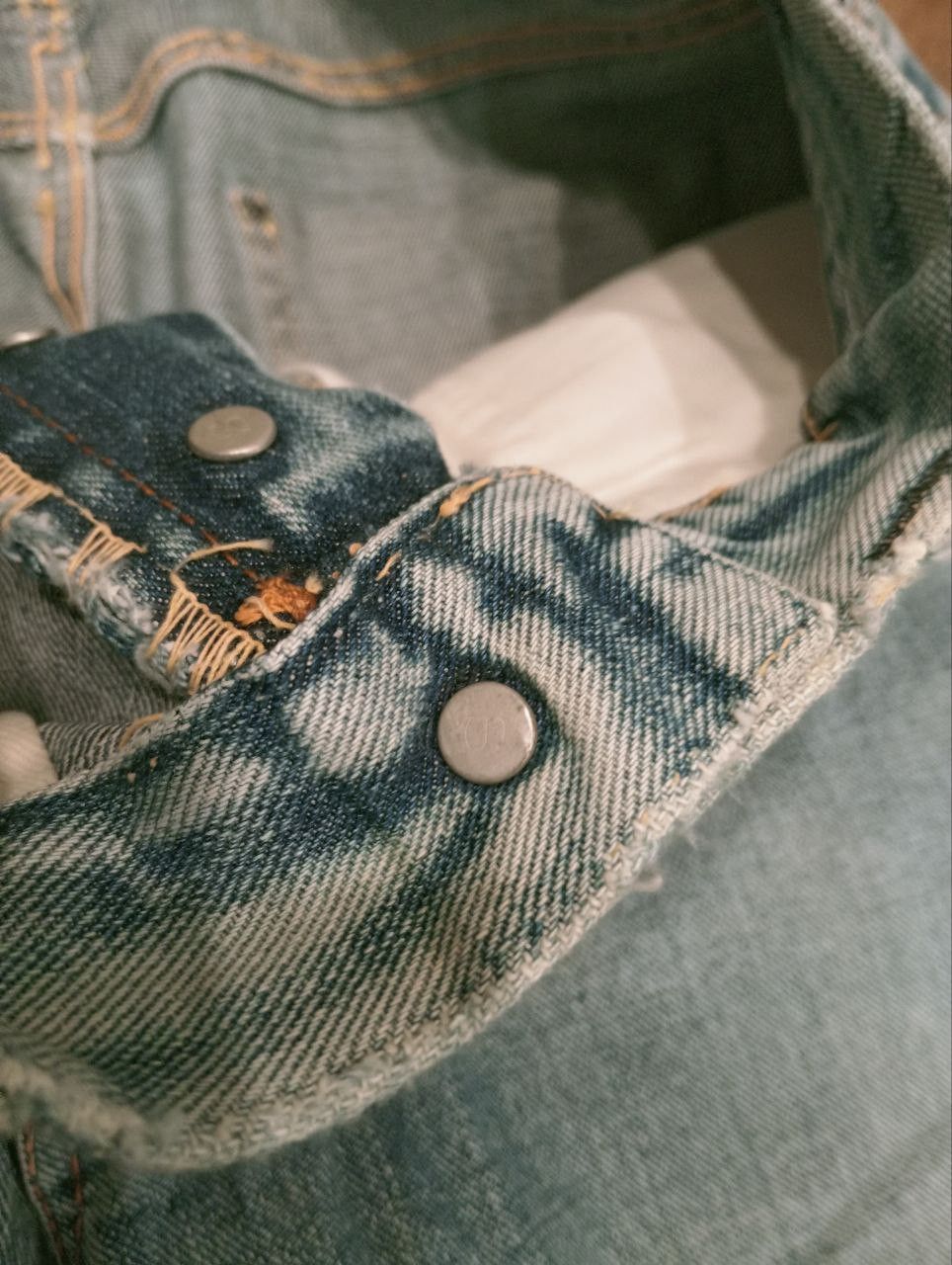 Sugar Cane VINTAGE SUGAR CANE SELVEDGE DISTRESSED JEANS Size US 30 / EU 46 - 9 Thumbnail
