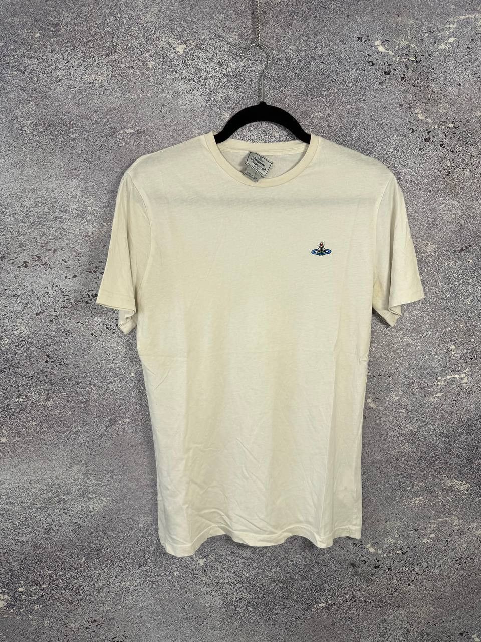 Vivienne Westwood Vivienne Westwood Orbital Embroidered White T-Shirt Medium Size US M / EU 48-50 / 2 - 1 Thumbnail