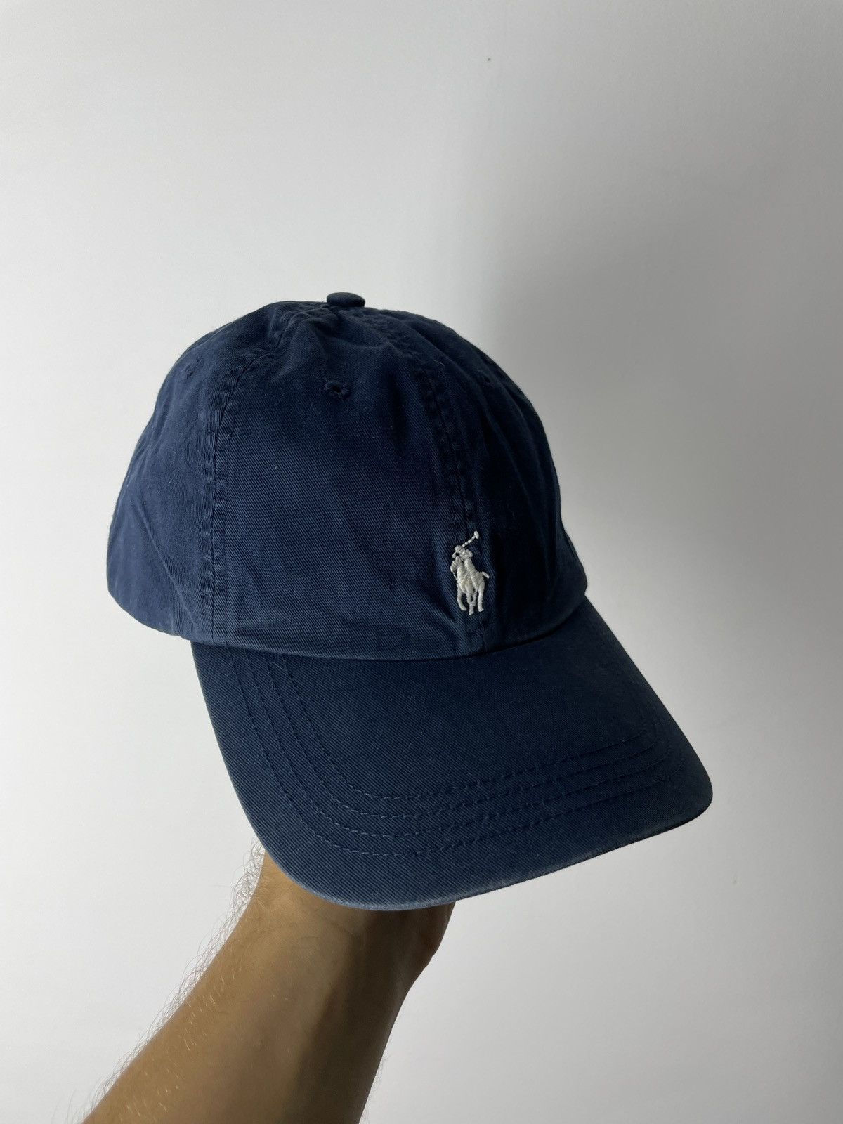 Polo Ralph Lauren × Vintage Vintage navy Polo Ralph Lauren Cap Size ONE SIZE - 4 Thumbnail
