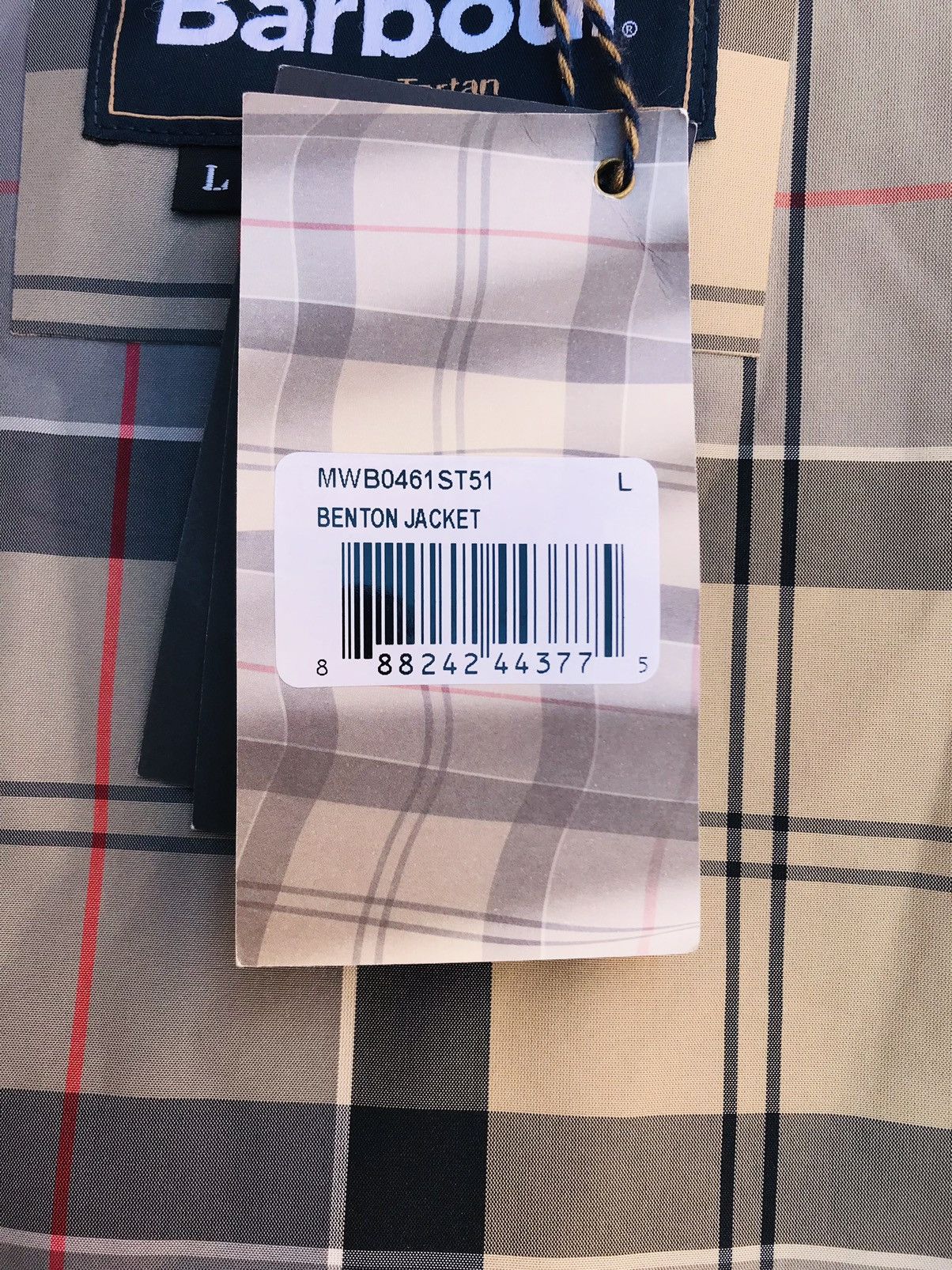 Barbour BARBOUR BENTON JACKET Dress Tartan Trench Coat waterproof Size US L / EU 52-54 / 3 - 18 Thumbnail