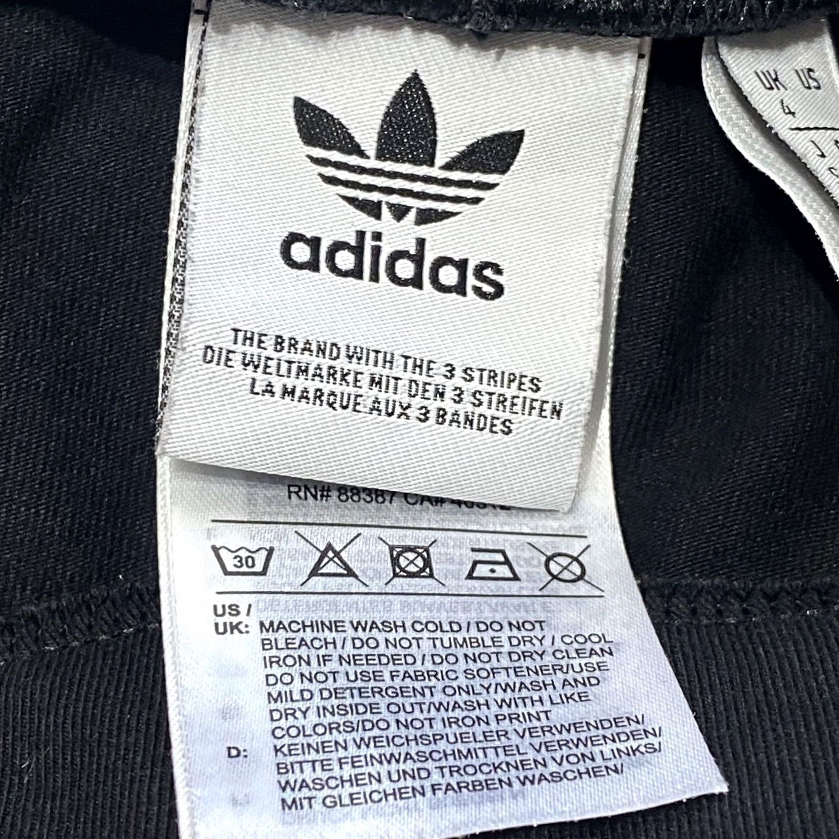 Adidas Adidas Leggings Originals 3 Stripe Legging Black & White UK 4 Women’s Gym Sports Size 27" / US 4 / IT 40 - 6 Thumbnail