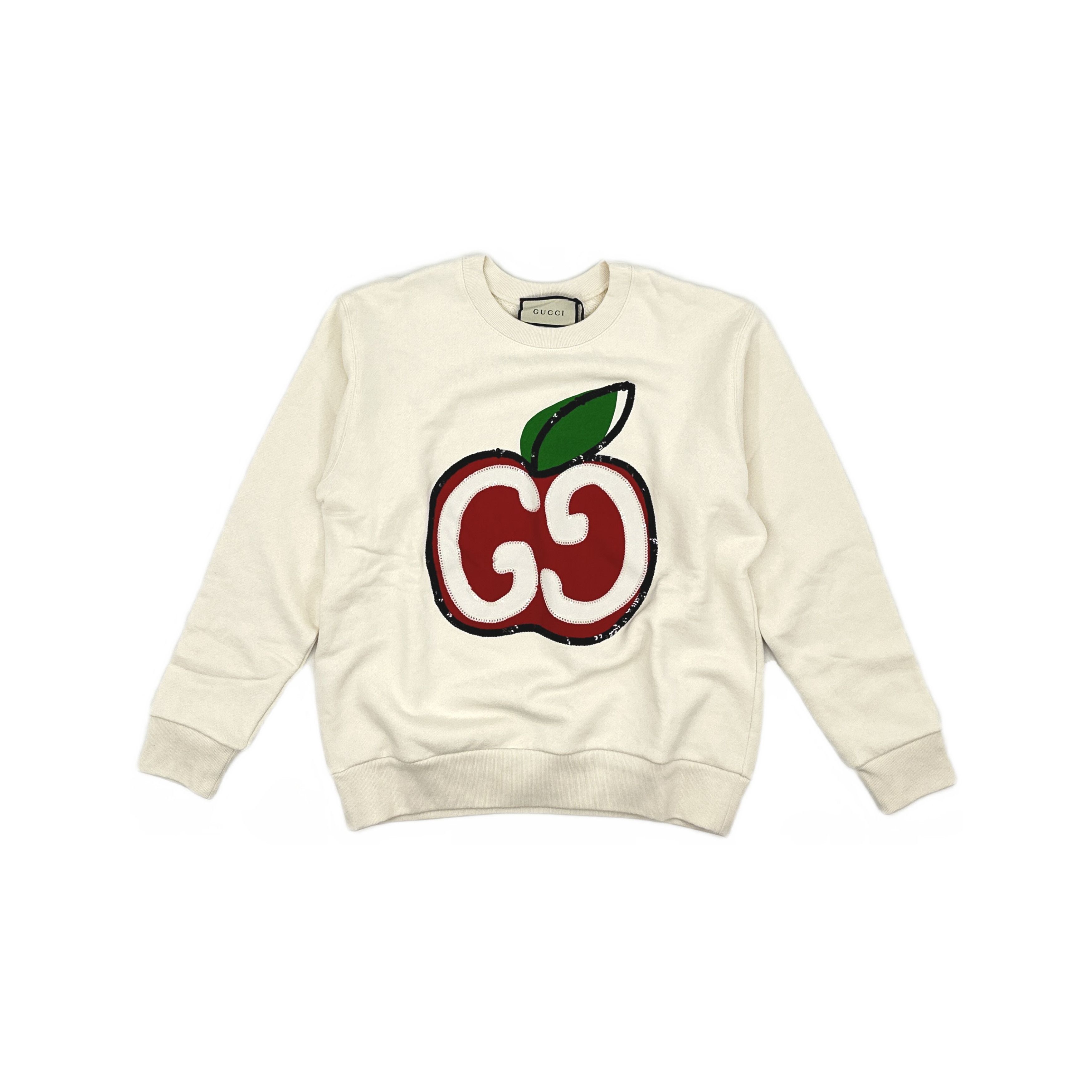 Gucci Gucci GG Apple Print Sweatshirt XS Size XS / US 0-2 / IT 36-38 - 1 Thumbnail
