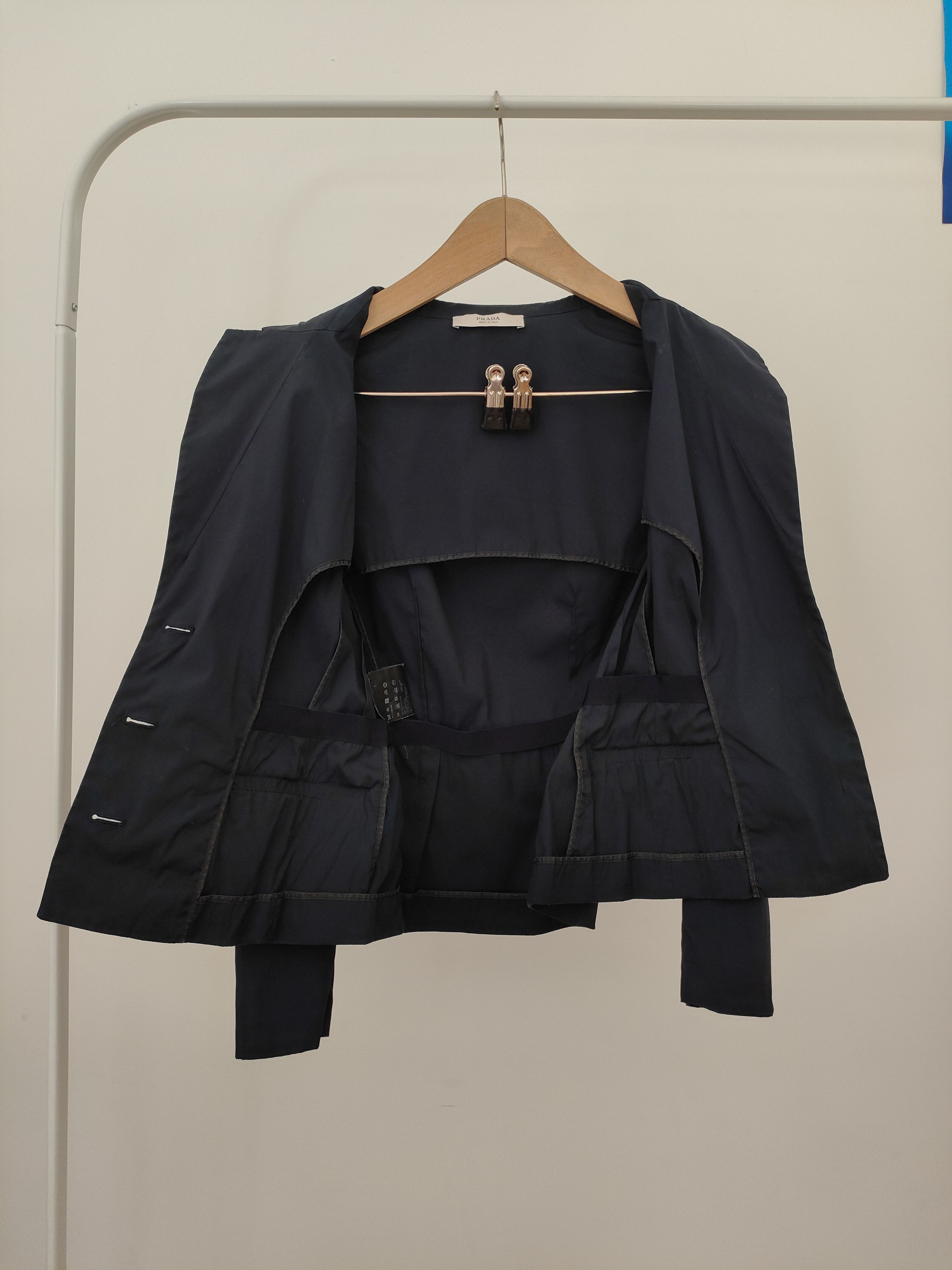 Prada SS09 Prada Tailored Bow Blazer Jacket Size M / US 6-8 / IT 42-44 - 8 Thumbnail