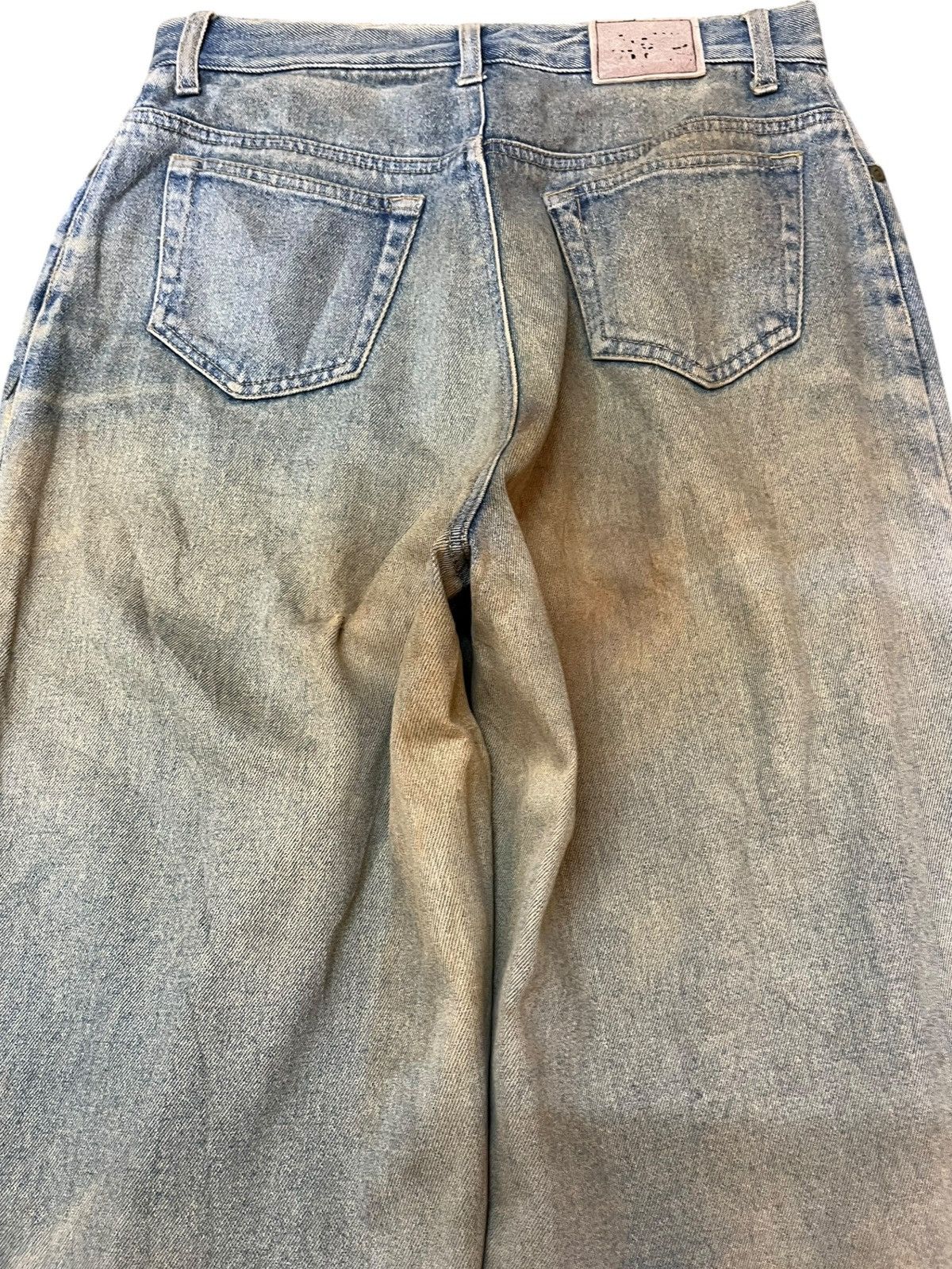 Japanese Brand Vintage Japanese Brand Baggy Loose Mudwash Denim Size US 29 - 6 Thumbnail