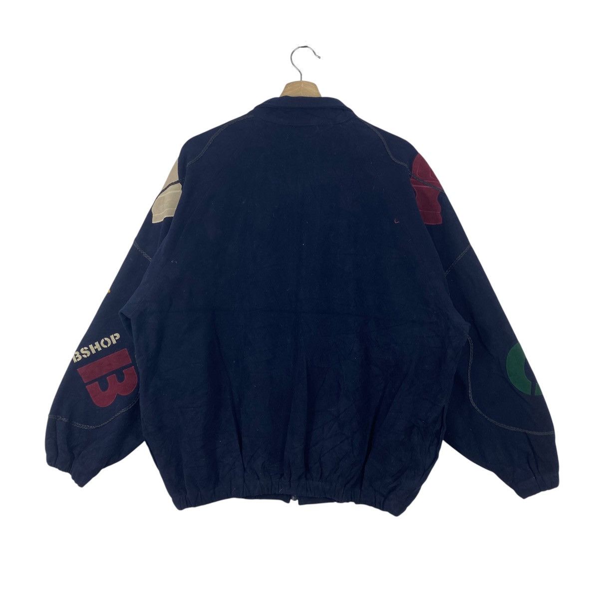 Vintage Vintage PIA SPORTS Bomber Jacket Big Logo Patchwork Varsity Size US XXL / EU 58 / 5 - 8 Thumbnail