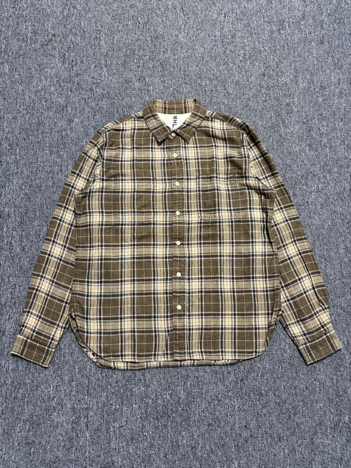 Margaret Howell MHL margaret howell plaid flannel shirt Size US L / EU 52-54 / 3 - 3 Thumbnail