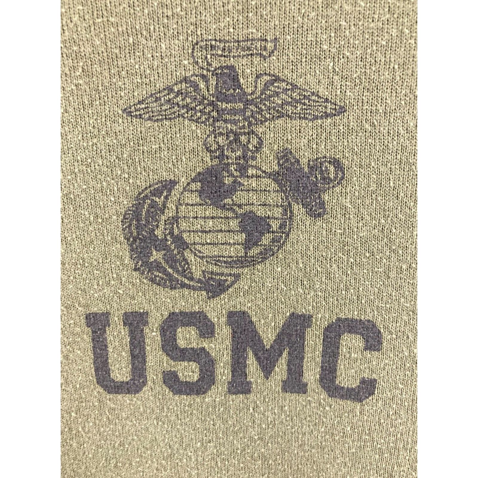 CO VINTAGE USMC Military Crewneck Sweater Green Campbellsville Apparel CO USA Made Size US M / EU 48-50 / 2 - 5 Thumbnail