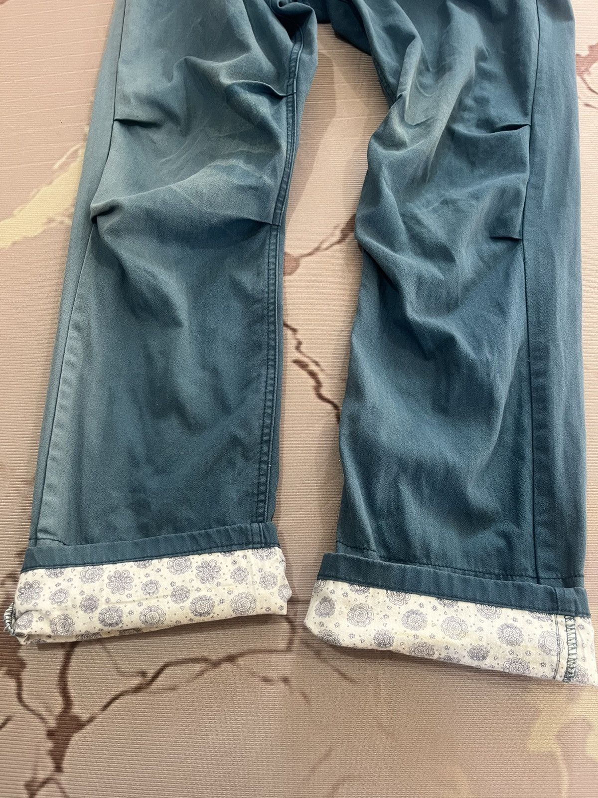 Japanese Brand Dominate Handcrafted Jeans Faded Contrast Lining Size US 32 / EU 48 - 11 Thumbnail