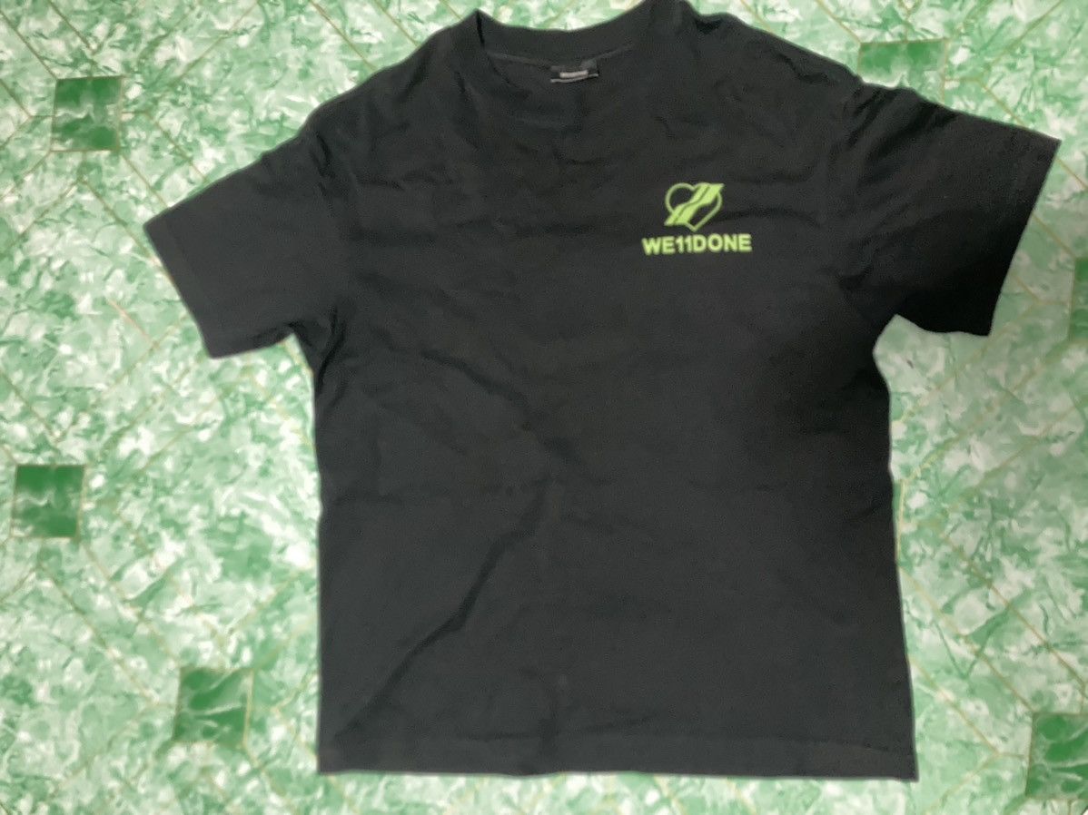 Designer × WE11DONE W11done Over Sims T-shirt Size US S / EU 44-46 / 1 - 1 Thumbnail