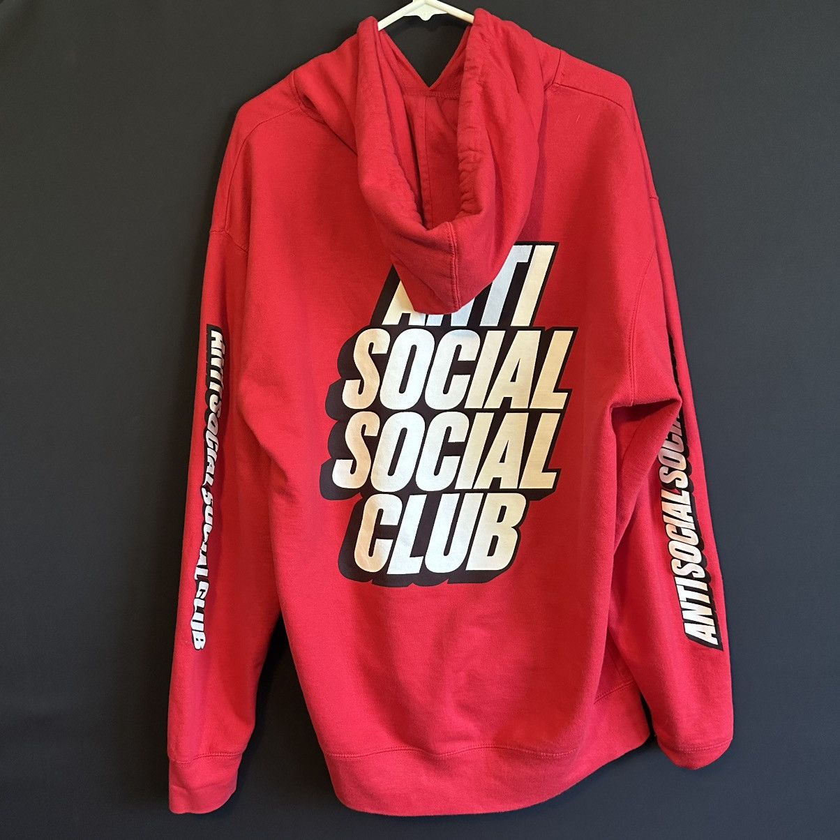 Anti Social Social Club Anti Social Social Club Red Tokyo Hoodie (SS21) Size US L / EU 52-54 / 3 - 2 Thumbnail