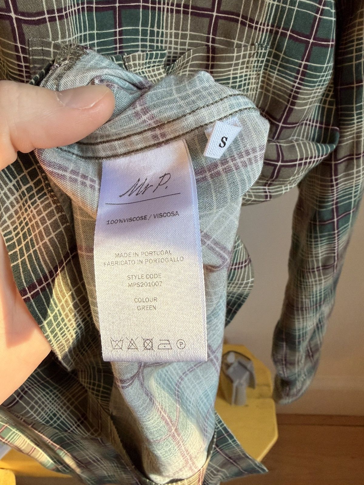 Other Mr Porter Viscose Checkered Button Up Size US S / EU 44-46 / 1 - 3 Thumbnail