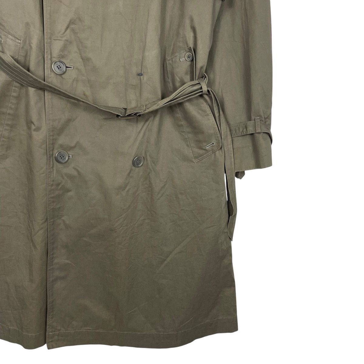 Lanvin Lanvin Double Breasted Khakis Trenchcoat Size US M / EU 48-50 / 2 - 6 Thumbnail