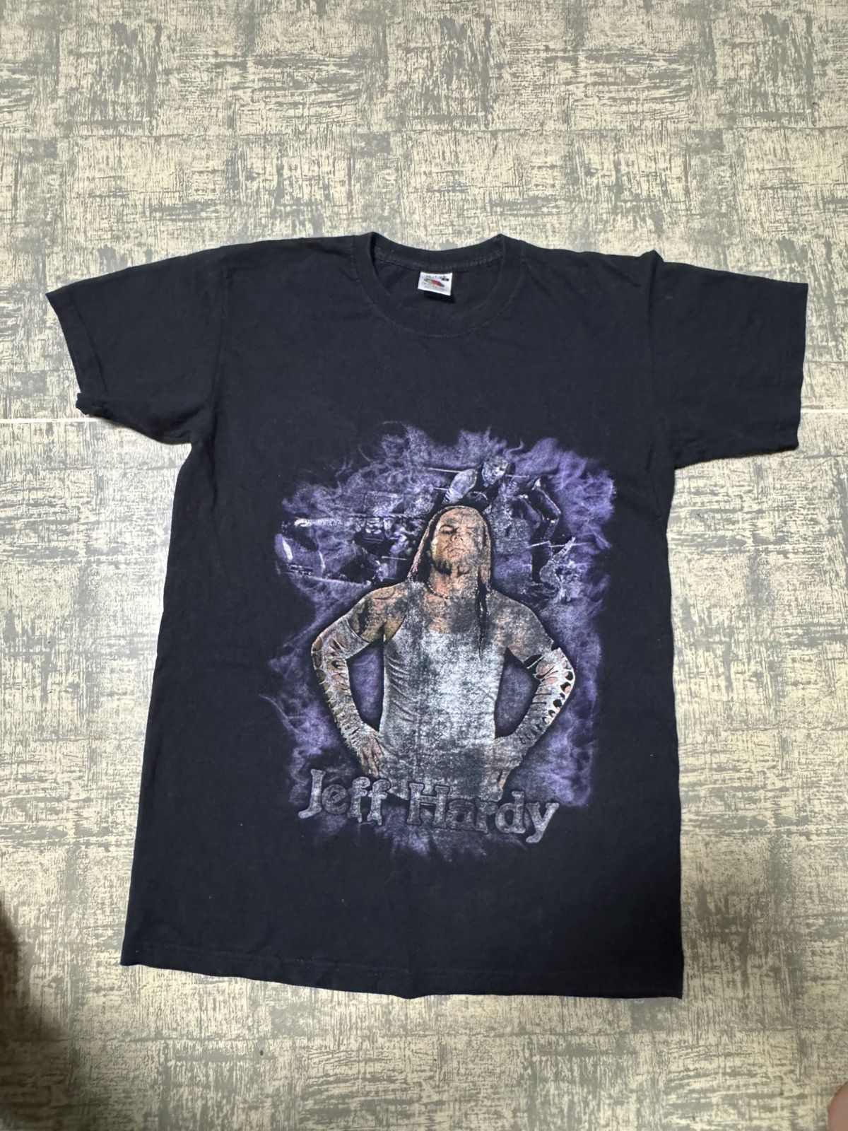 Band Tees × WWE × WWF Rock Tees Vintage Jeff Hardy WWE band tee shirt big logo Size US S / EU 44-46 / 1 - 2 Thumbnail