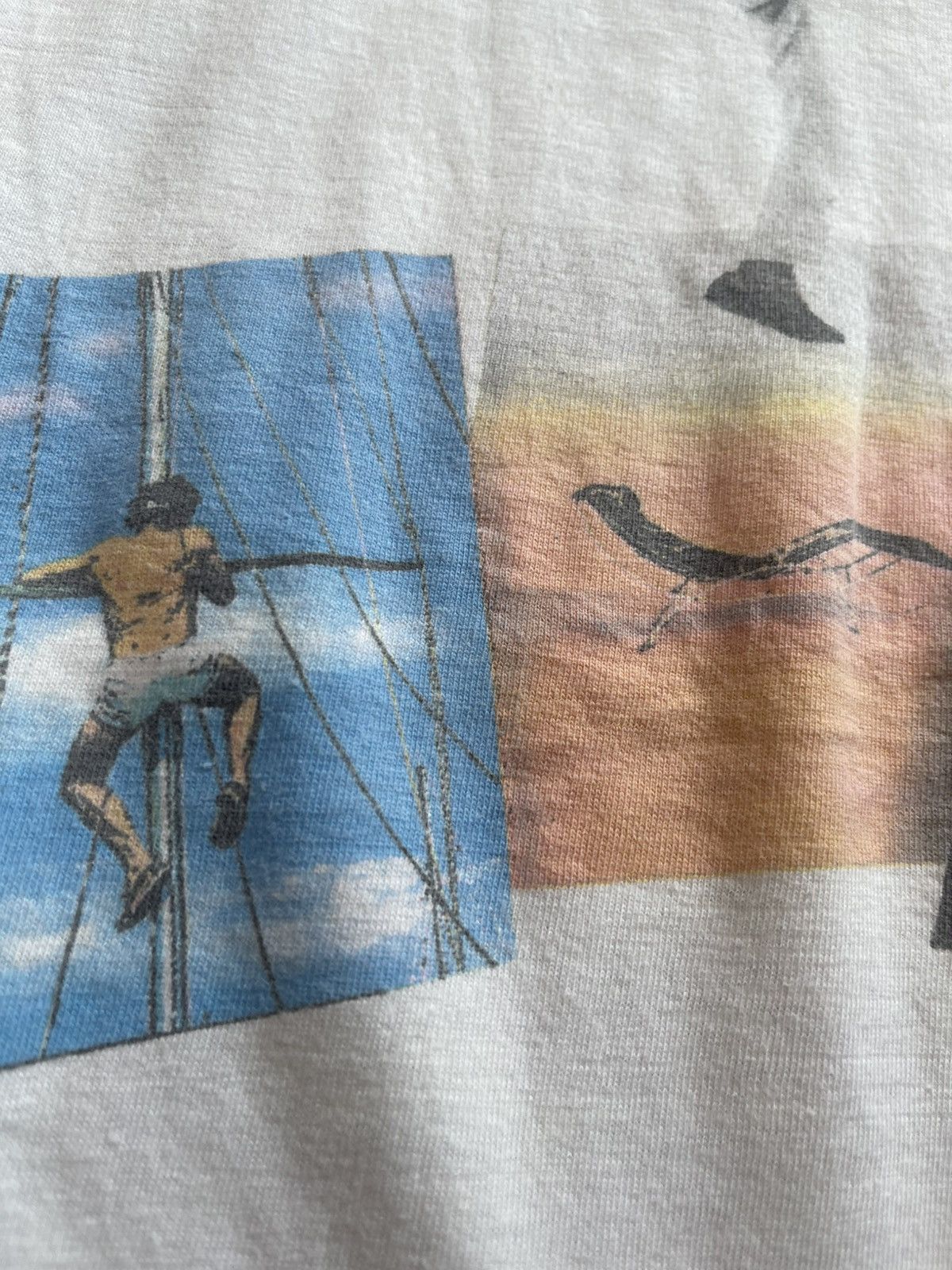 Vintage Rare Vintage Fornet "Le Mouvement" French Art T-Shirt Size US XL / EU 56 / 4 - 5 Thumbnail