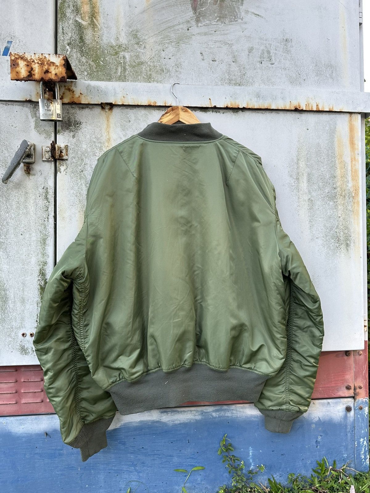 Vintage 🪖Vintage Oversized Knox Armory Military Bomber Jacket Size US XXL / EU 58 / 5 - 10 Thumbnail