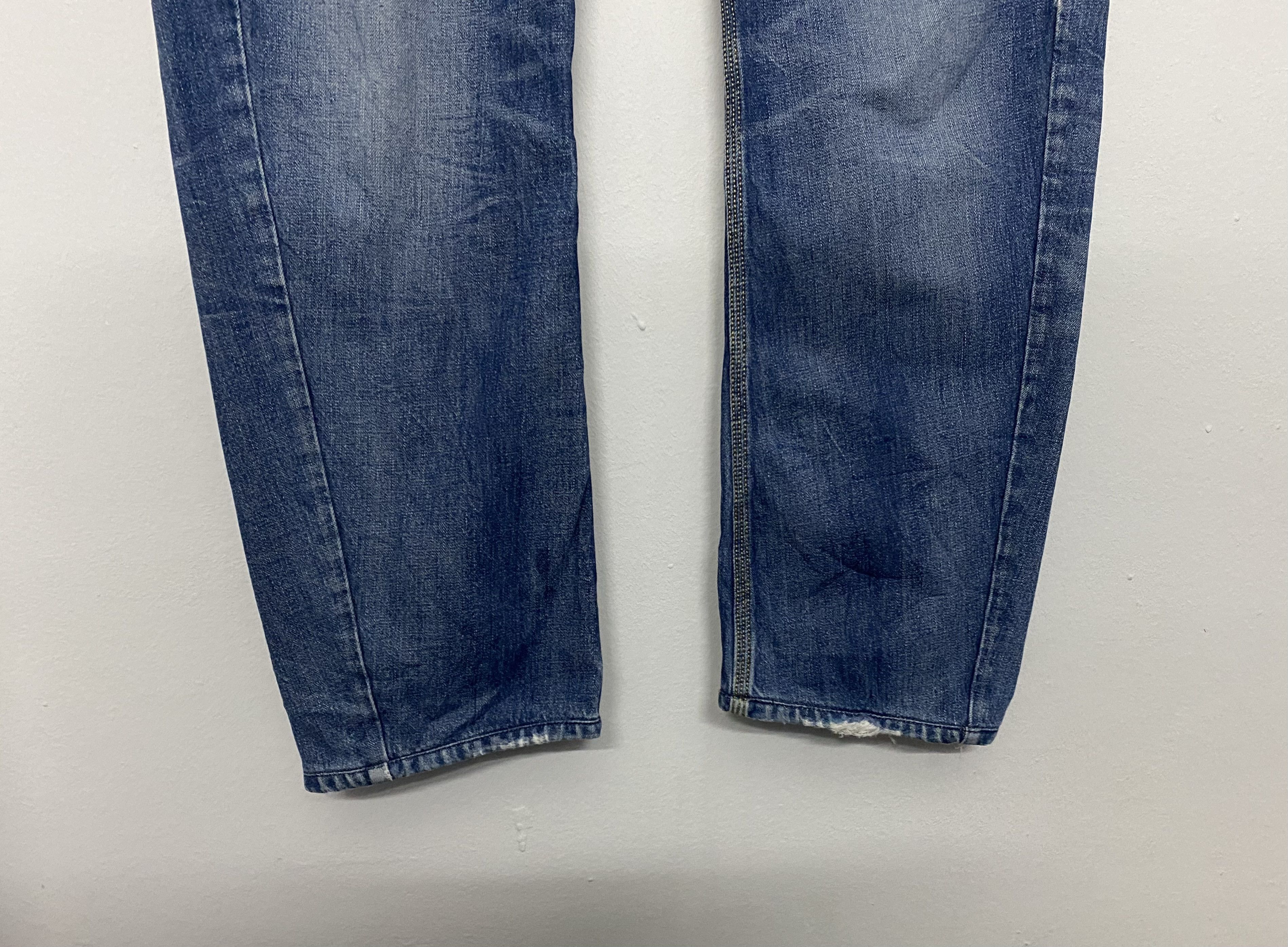 Diesel DIESEL BRAVEFORT 0801M Comfort Carrot Distressed Jeans Size US 34 / EU 50 - 4 Thumbnail
