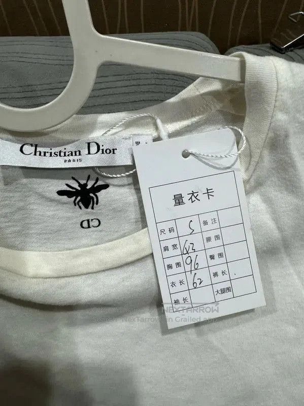 Dior Dior Women's White Cotton T. Size S / US 4 / IT 40 - 3 Thumbnail