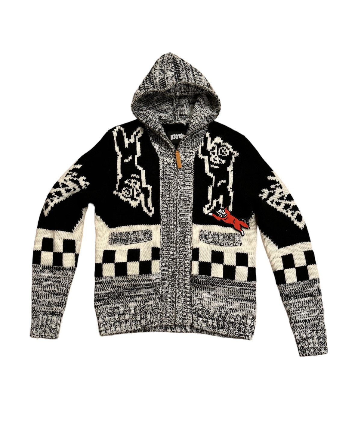 Billionaire Boys Club 🔥275$ ICECREAM Snow Sweater/BBC ICECREAM Knit Logo Sweater Size US M / EU 48-50 / 2 - 1 Thumbnail