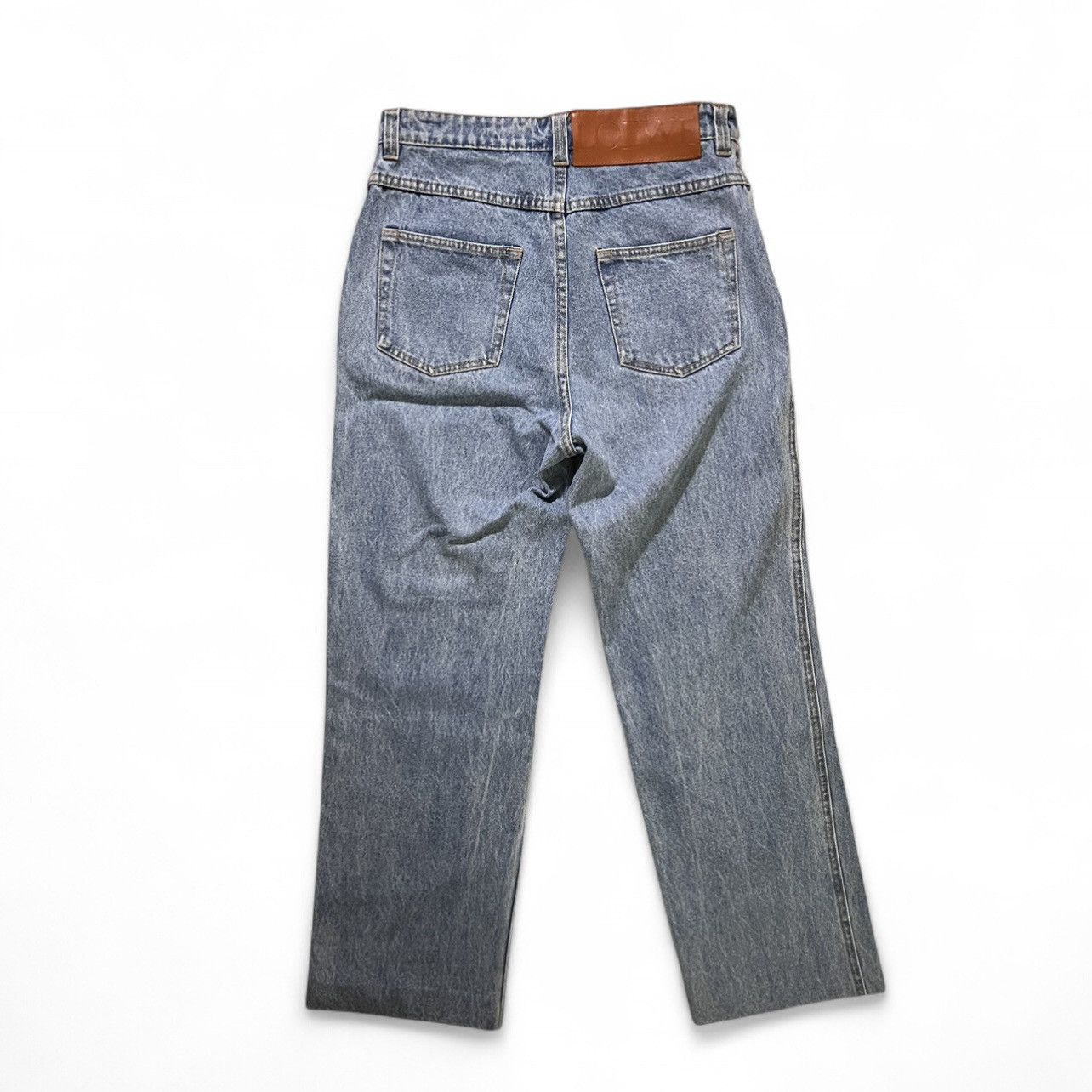 Loewe LOEWE High-Waisted Straight-Leg Jeans – Size 34 Size 25" / US 0 / IT 36 - 2 Thumbnail