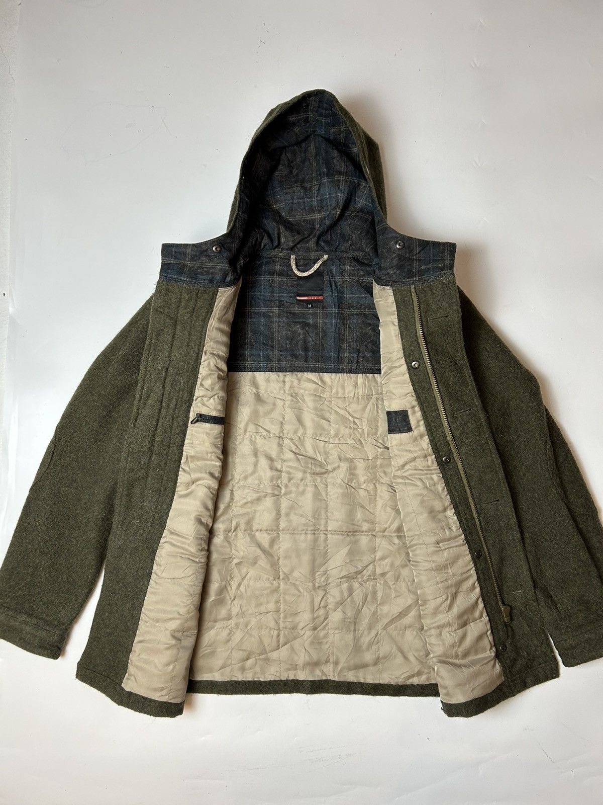 Japanese Brand CREDIMI WOOL HOODIE JACKET Size US M / EU 48-50 / 2 - 3 Thumbnail