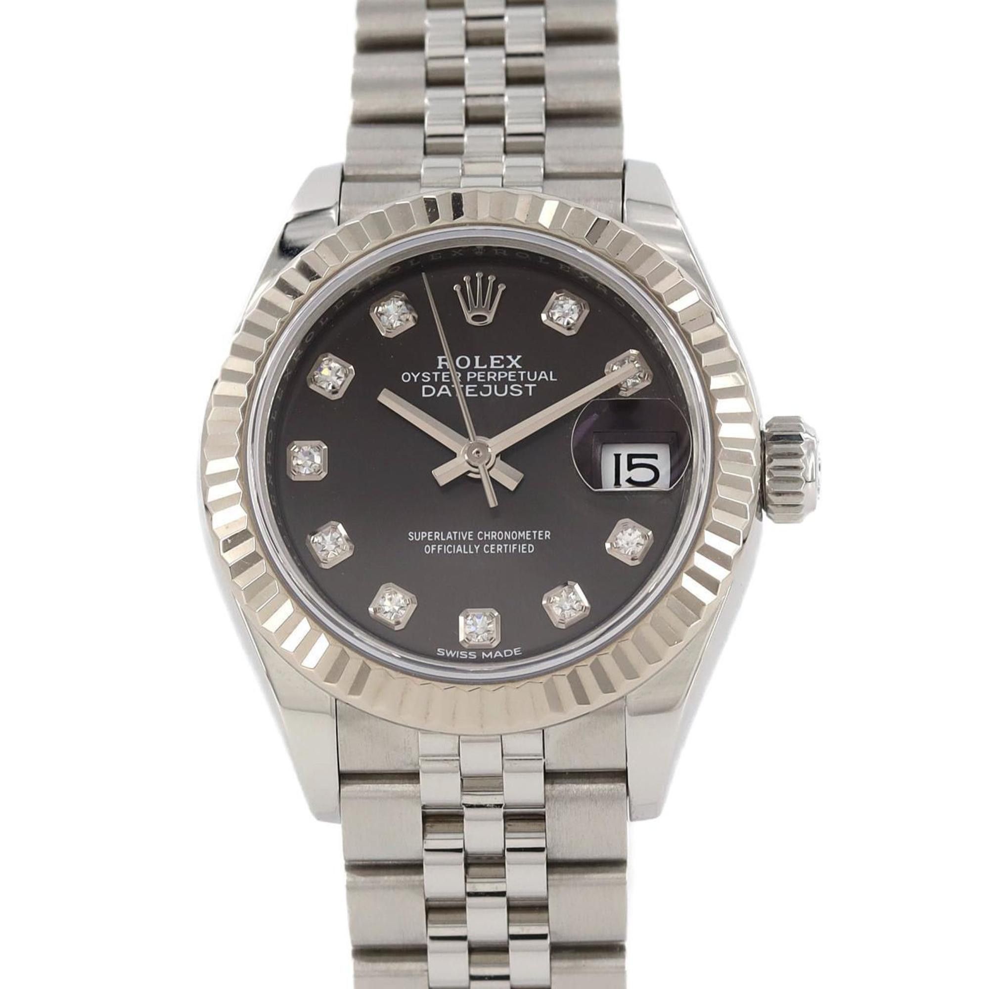 Rolex Datejust 279174G Ssxwg Watch Automatic Random Number in Grey, Women's