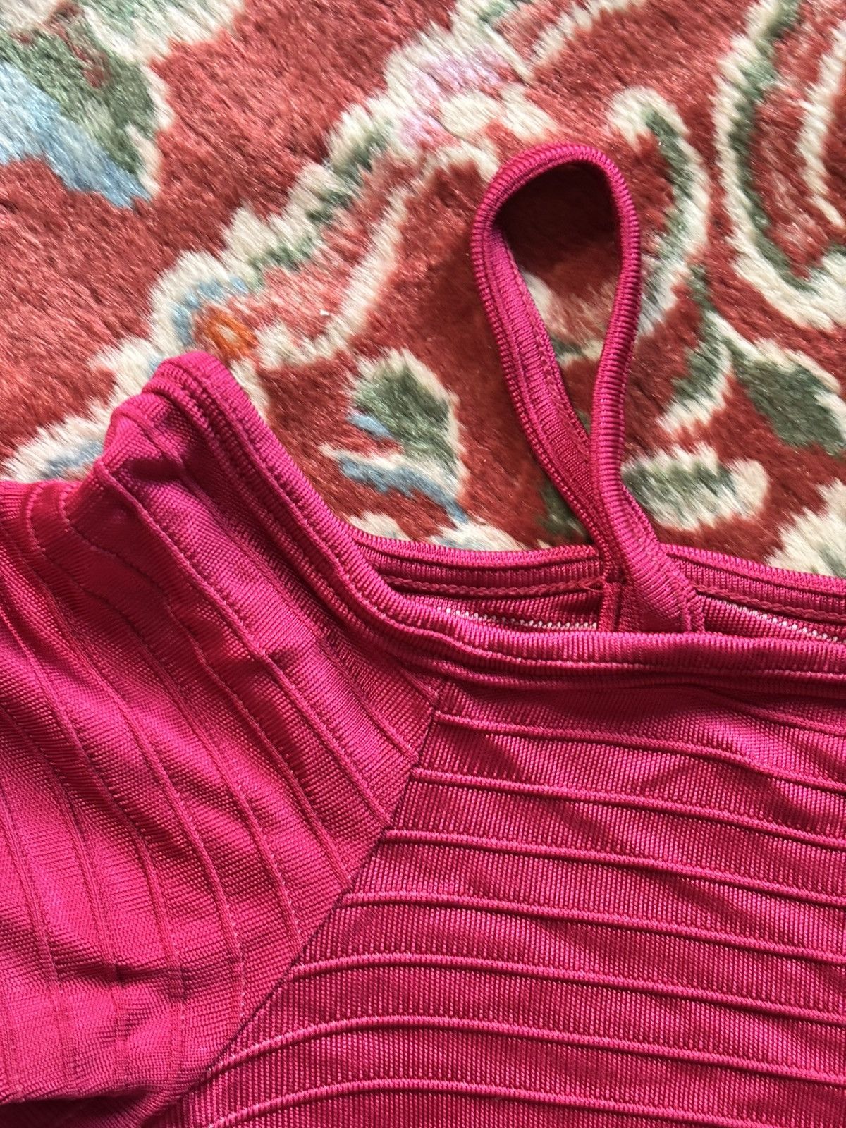 Claude Montana Rare Vintage Claude Montana Asymmetric Ribbed Top - 1998 Size M / US 6-8 / IT 42-44 - 3 Thumbnail