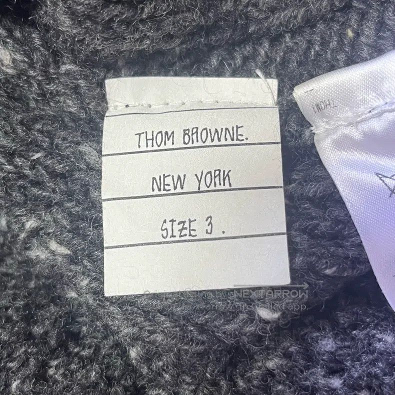 Other Thom Browne Woolen cardigan sweater made from horsehair Size US L / EU 52-54 / 3 - 4 Thumbnail