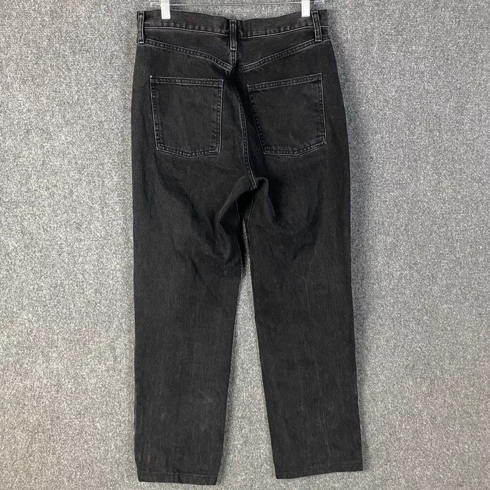 Zara Zara Mom Jeans Women's Size 6 Denim Button Fly Charcoal Gray Size 28" / US 6 / IT 42 - 7 Thumbnail