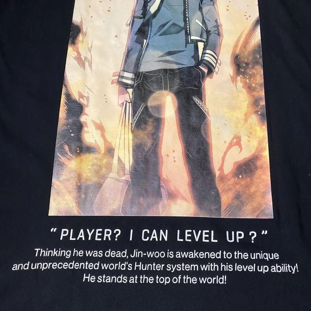 Anime Solo Leveling Sung Jin Woo Player Anime Shirt Size US XL / EU 56 / 4 - 3 Thumbnail