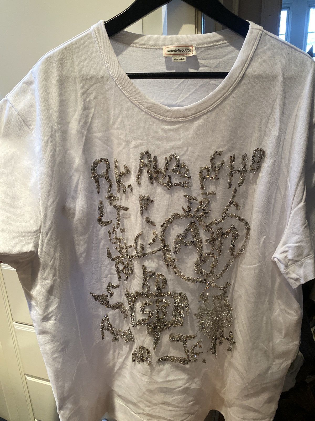 Alexander McQueen Alexander McQueen Embroidery Tshirt Size US L / EU 52-54 / 3 - 12 Thumbnail