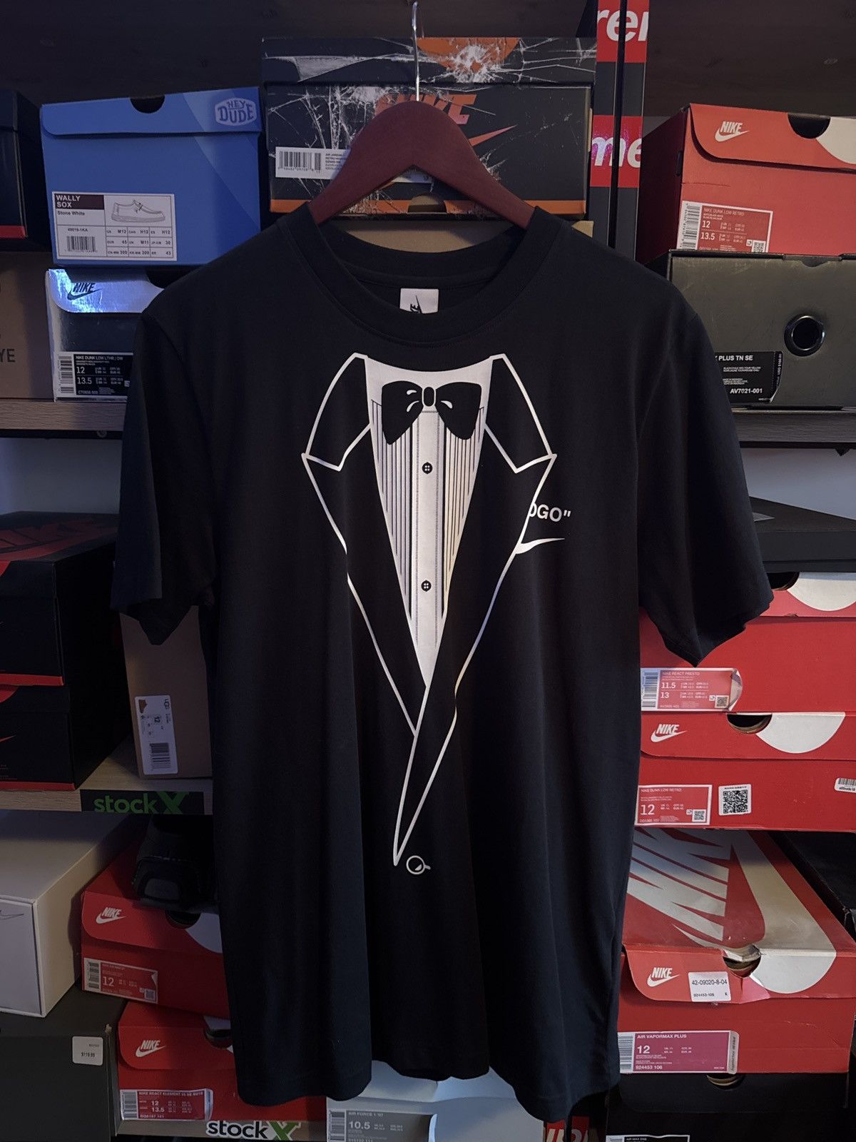 Nike × Off-White OFF WHITE NIKE “LOGO” TEE Size US M / EU 48-50 / 2 - 1 Thumbnail