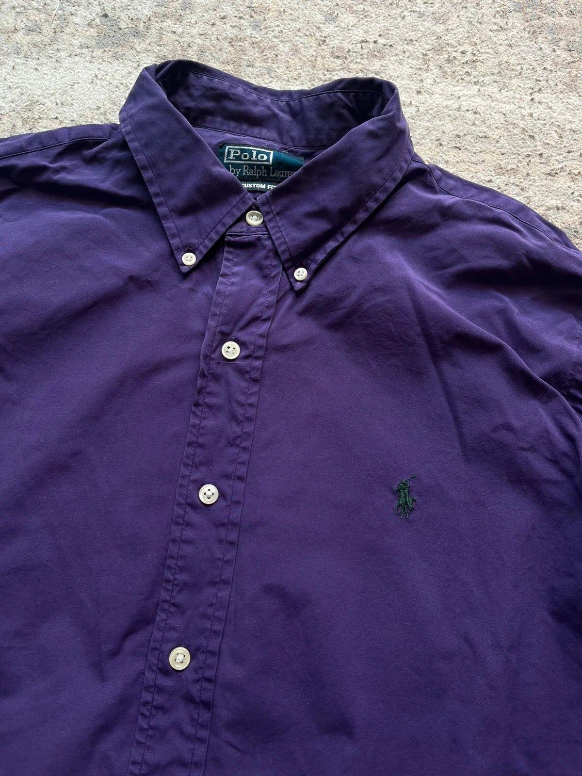 Polo Ralph Lauren Polo Ralph Lauren Sz L Purple Shirt Rare Small Pony Size US L / EU 52-54 / 3 - 2 Thumbnail