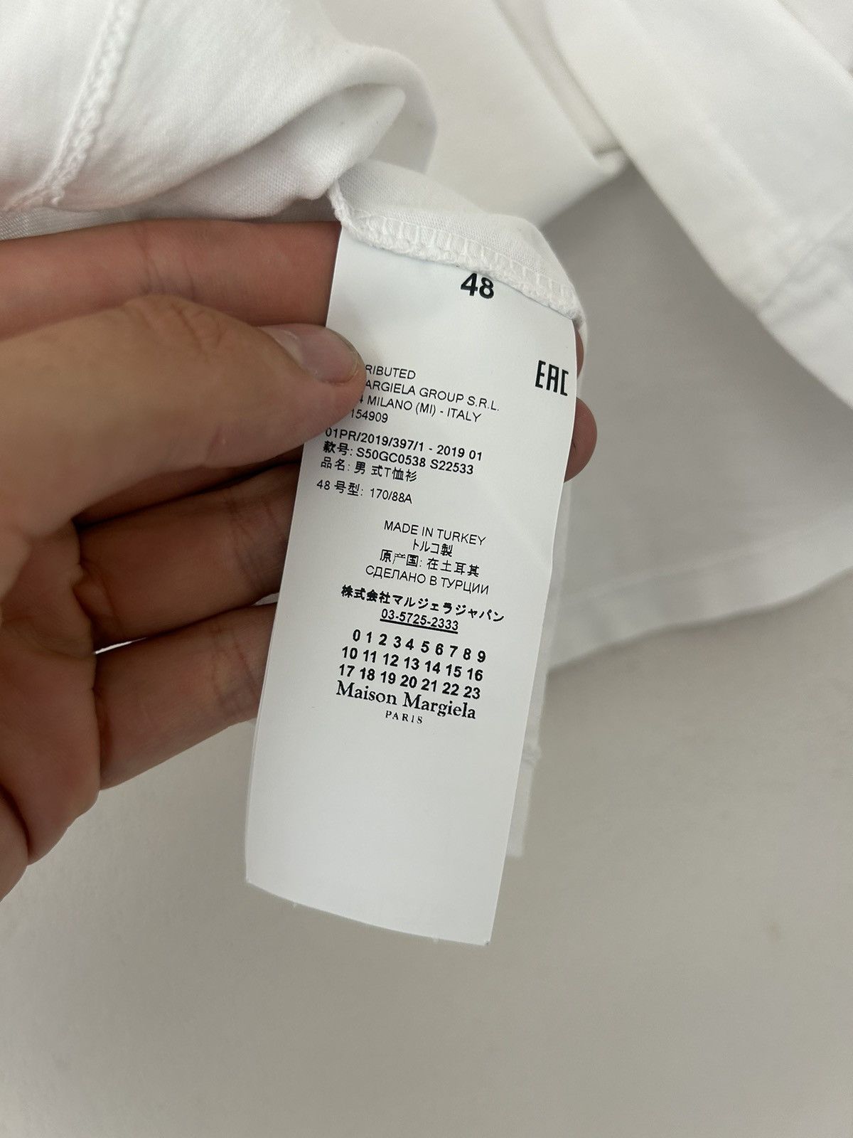 Maison Margiela White Stereotype T-Shirt Size US M / EU 48-50 / 2 - 11 Thumbnail