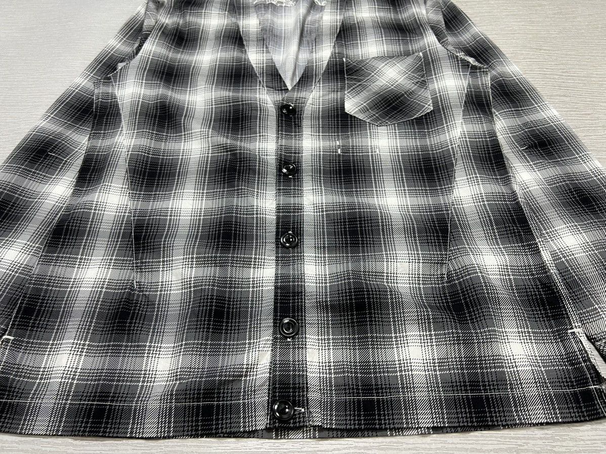 Number (N)ine Number (N)ine - Plaid Flannel Cardigan Size US M / EU 48-50 / 2 - 9 Thumbnail
