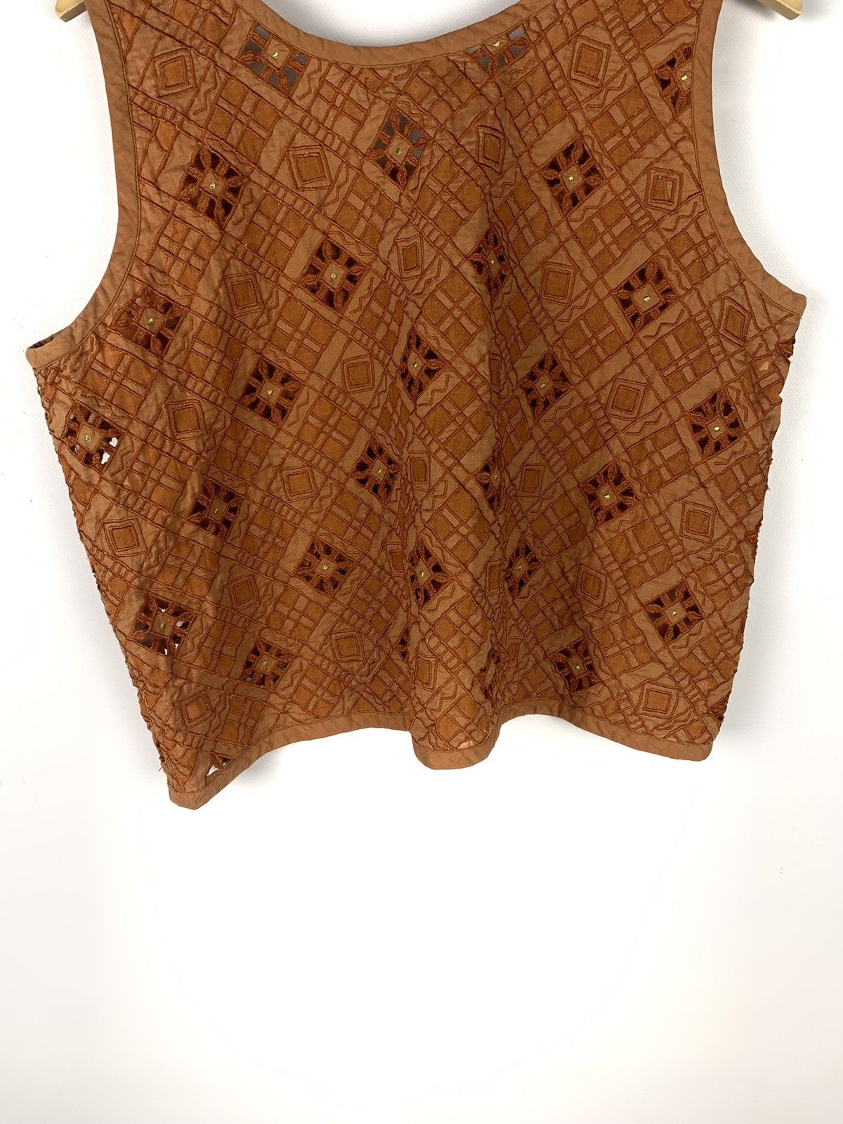 Gudrun Sjoden Gudrun Sjoden Mesh Tank Top Vest Sleeveless Gilet Size XL Size XL / US 12-14 / IT 48-50 - 8 Thumbnail