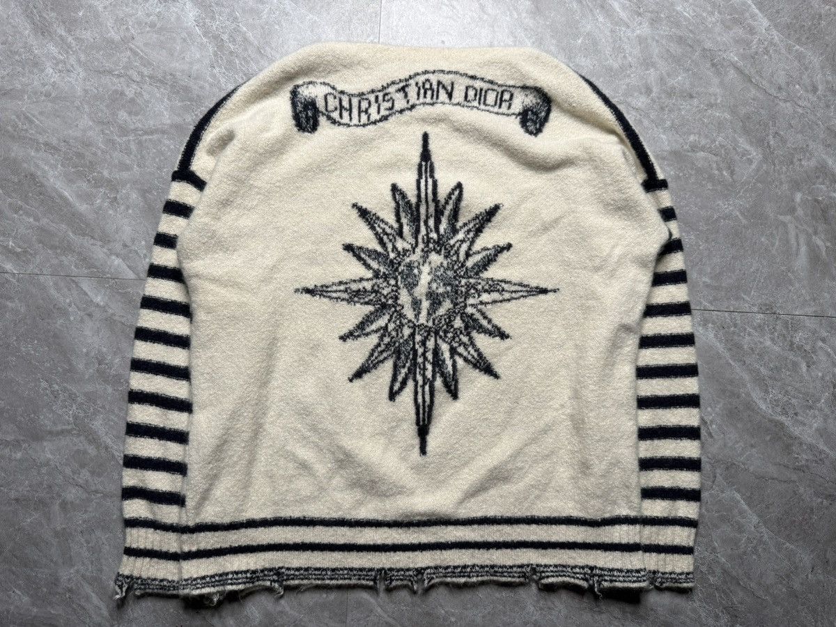 Dior Christian Dior F/W 23 Mariniere Cashmere Distressed Sweater Size M / US 6-8 / IT 42-44 - 1 Thumbnail