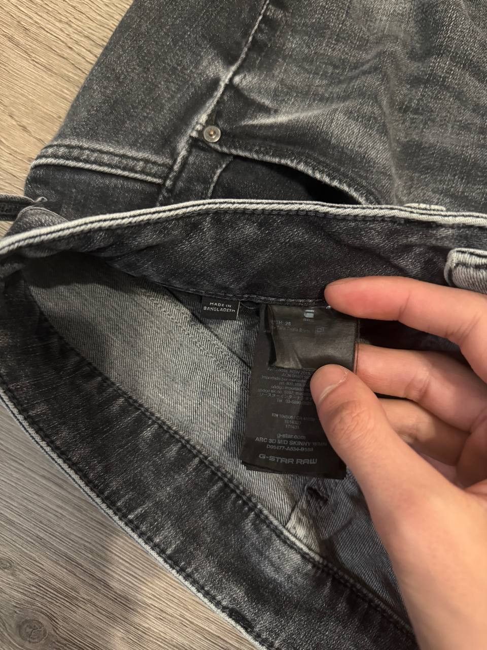 G-Star g-star raw arc 3d mid skinny women jeans size 28 gray Size 28" / US 6 / IT 42 - 5 Thumbnail