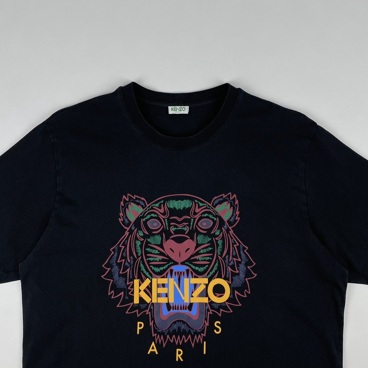 Kenzo Kenzo Paris Tiger big logo T-shirt Size US L / EU 52-54 / 3 - 3 Thumbnail