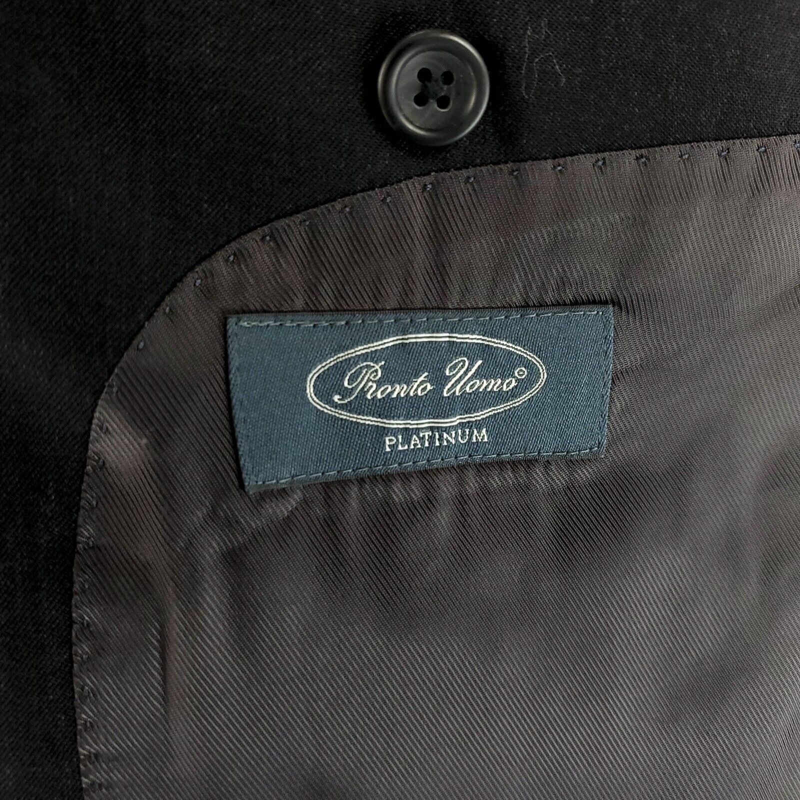 Lauren Ralph Lauren Pronto Uomo Wool 2 Button Blazer 46L Or Slim Fit 48L Gray Size 46L - 7 Thumbnail