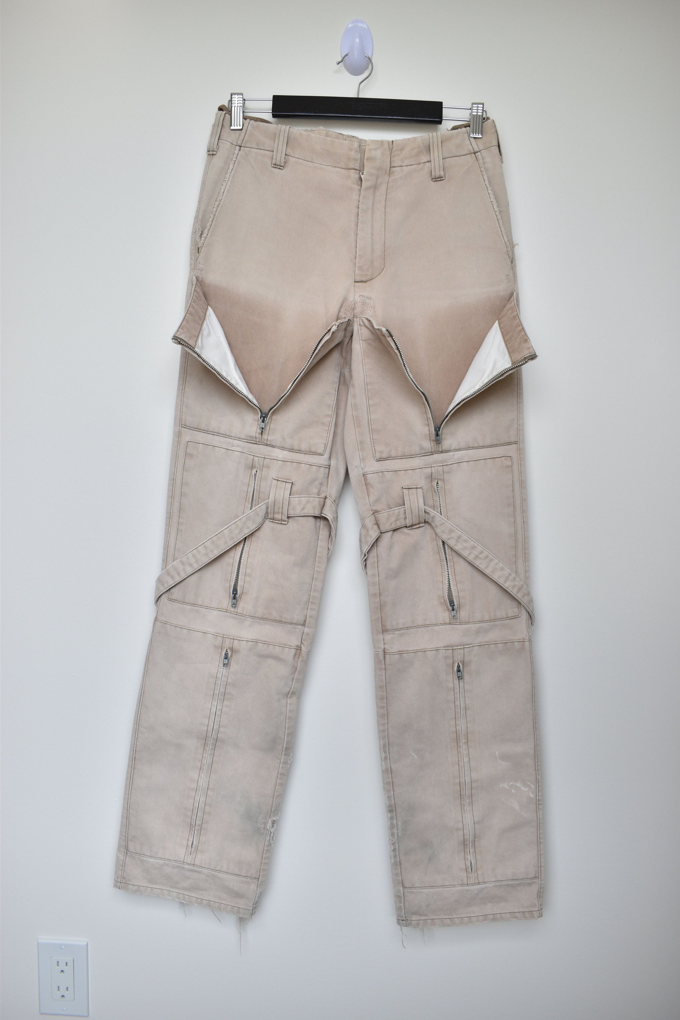 Helmut Lang AW99 Multi Zip Pocket Bondage Flight Pants