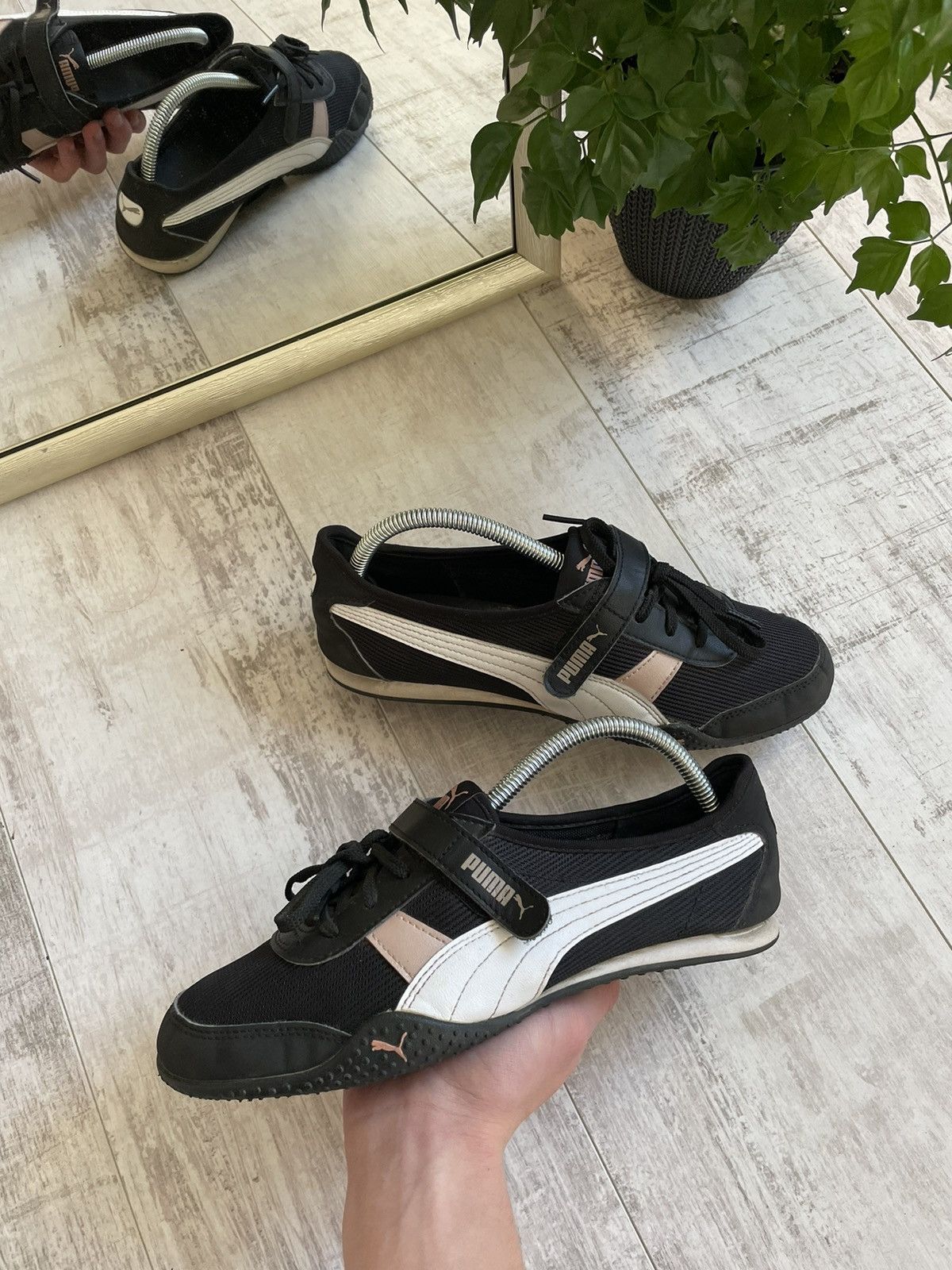 Puma × Vintage Vintage Y2K Puma Speed Cat Style Sneakers Low Top Shoes Size US 9 / IT 39 - 1 Thumbnail