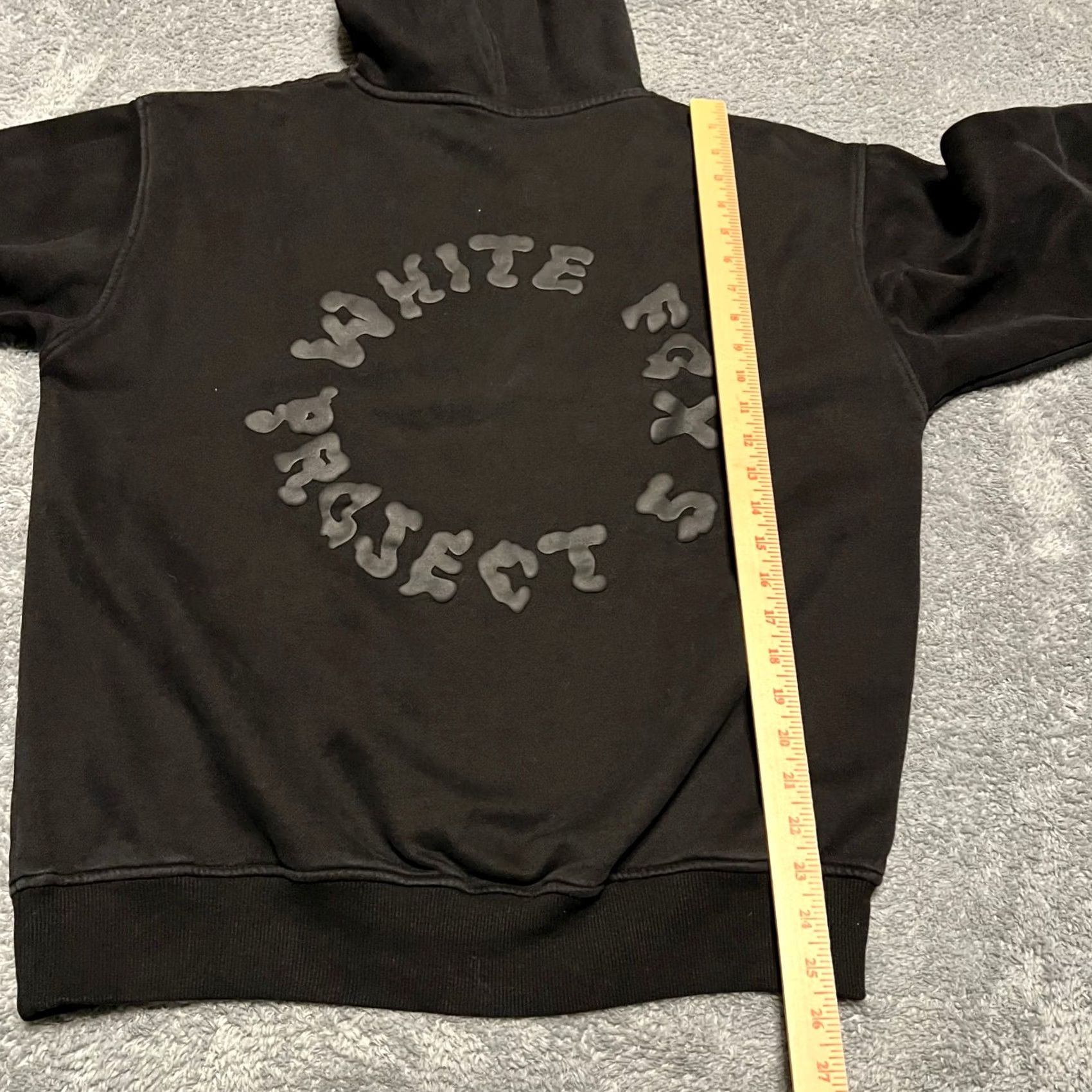 Y/Project White Fox Black Hoodie Mens Small on Logo Distressed Regular Size US S / EU 44-46 / 1 - 5 Thumbnail