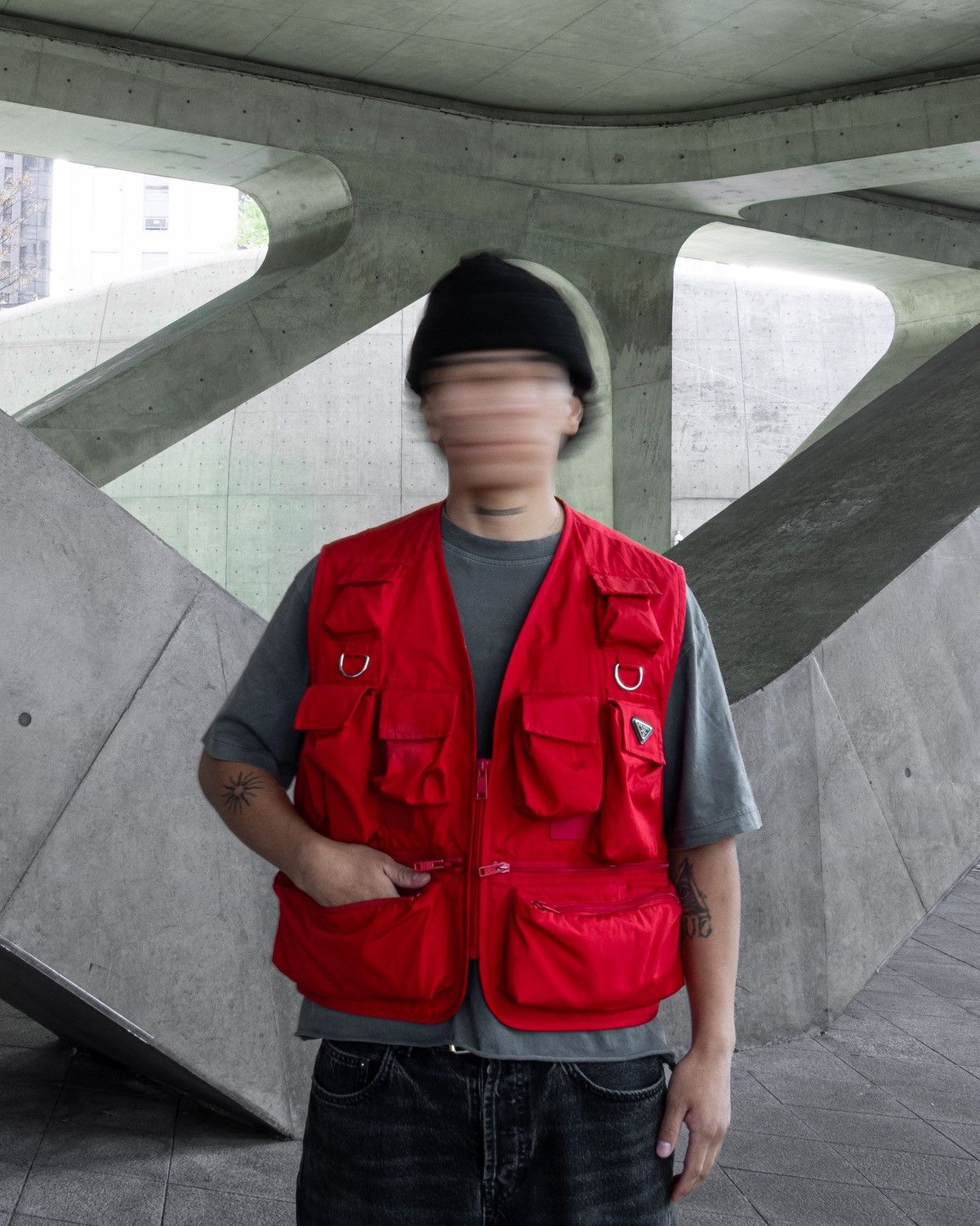 Prada Prada Multi-Pocket Cotton Vest Size US M / EU 48-50 / 2 - 3 Thumbnail