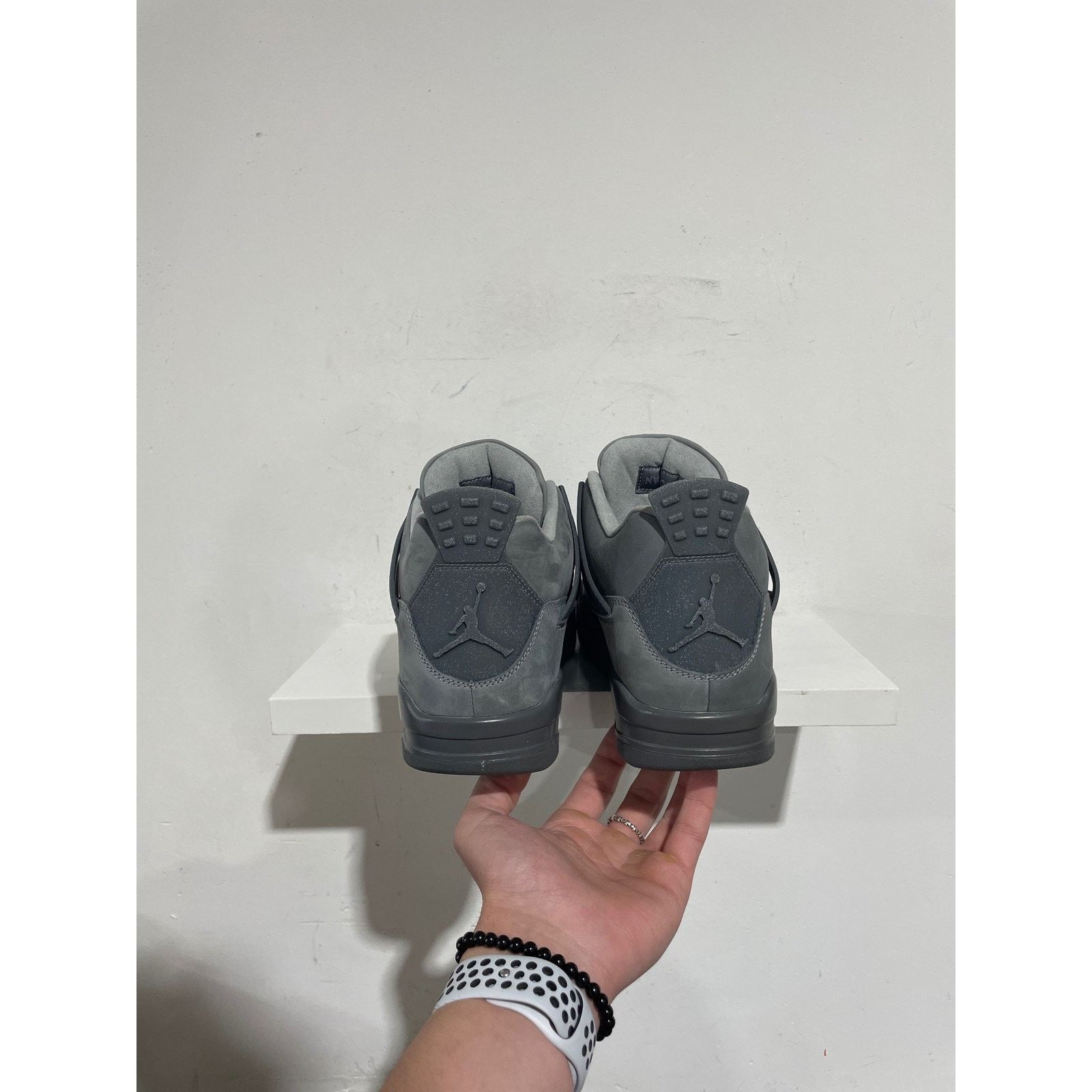 Nike JORDAN 4 RETRO PARIS OLYMPICS WET CEMENT' SIZE 10.5 PREOWNED Size US 10.5 / EU 43-44 - 5 Thumbnail